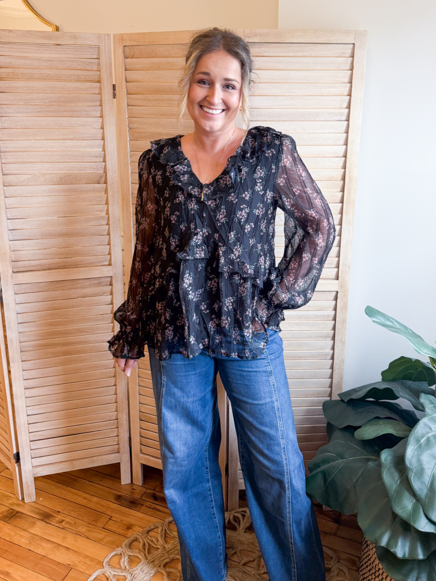 Percy Ruffle Blouse