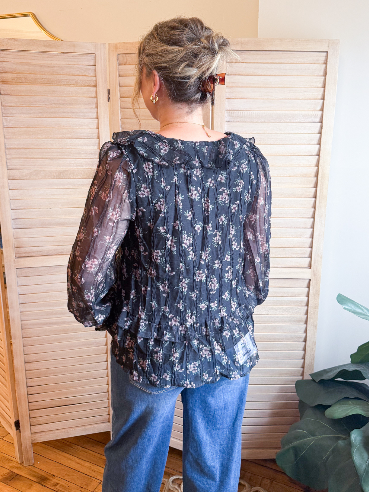 Percy Ruffle Blouse