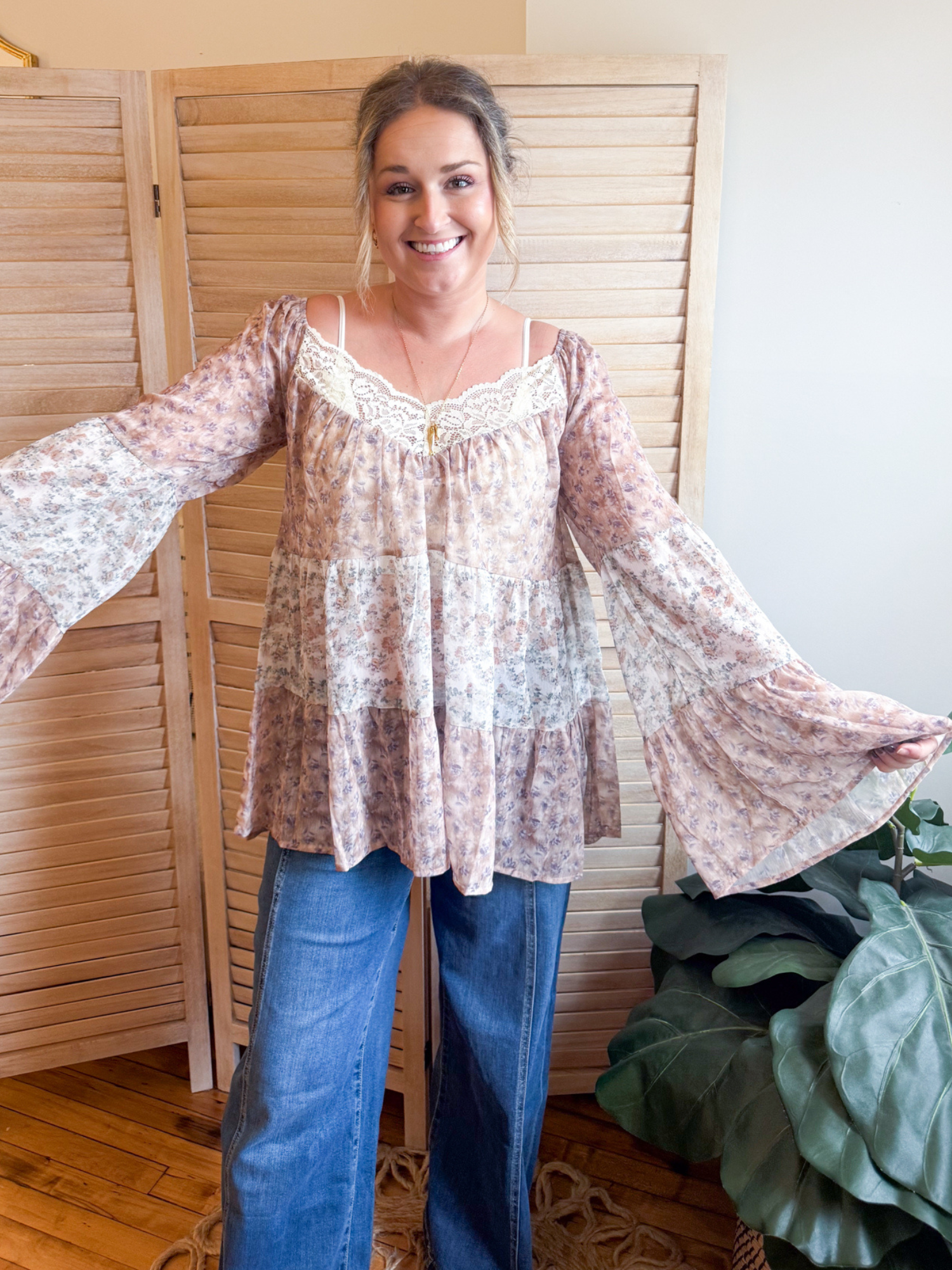 Diana Floral Blouse