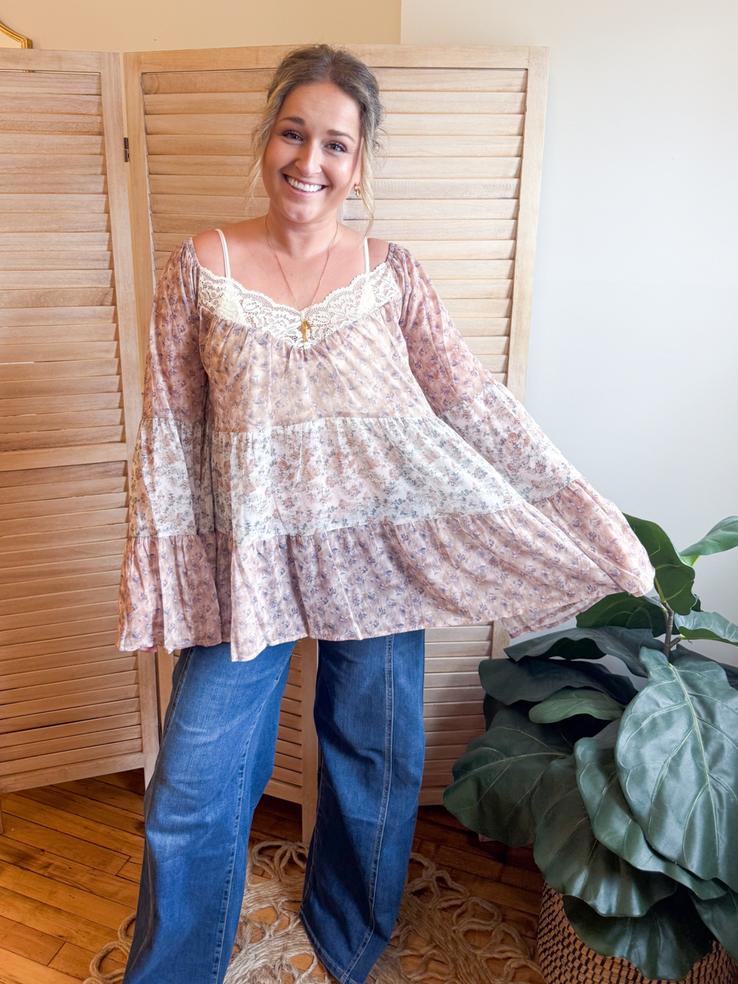 Diana Floral Blouse