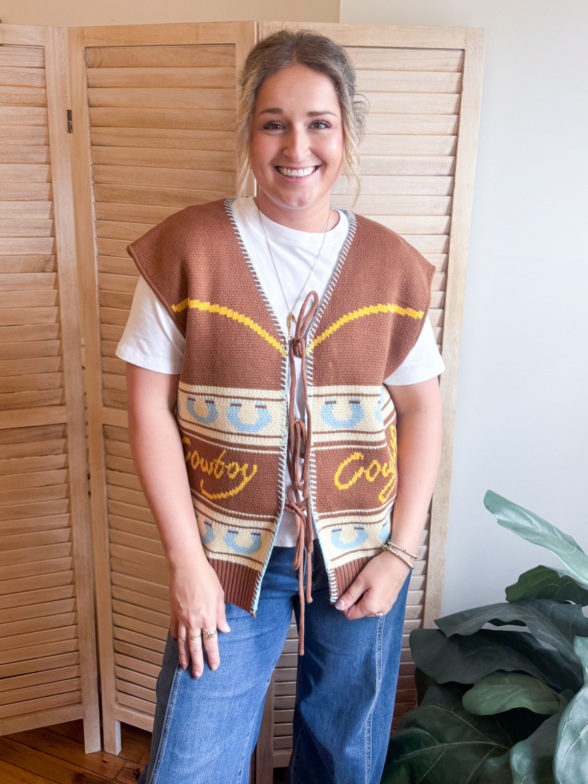Welcome To The Rodeo Knit Vest
