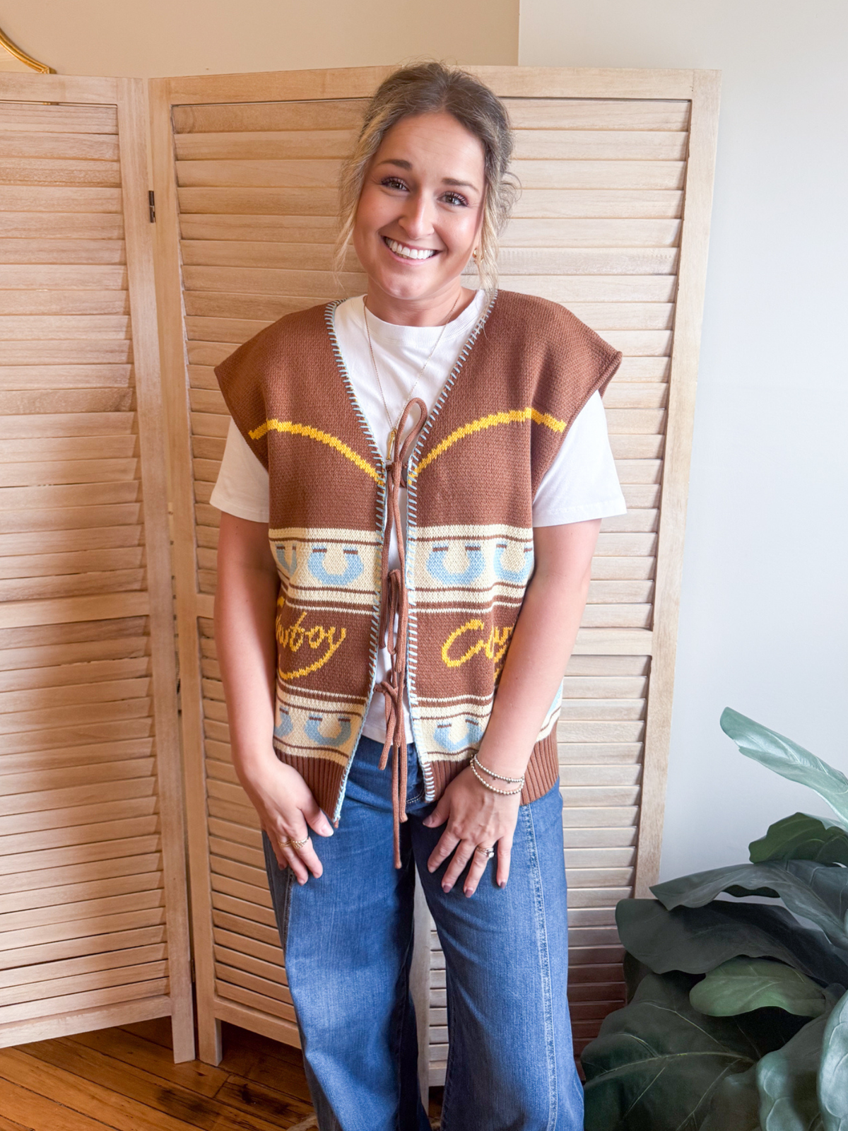 Welcome To The Rodeo Knit Vest