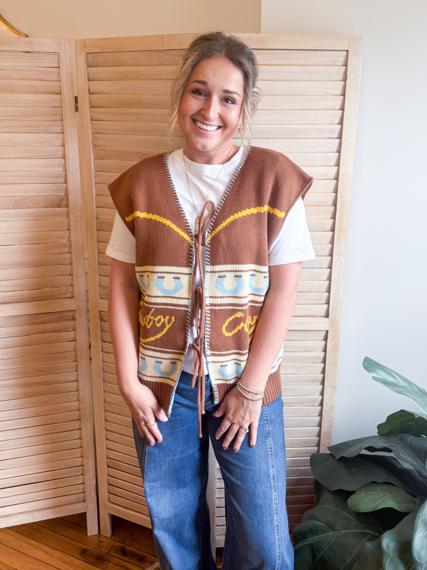 Welcome To The Rodeo Knit Vest