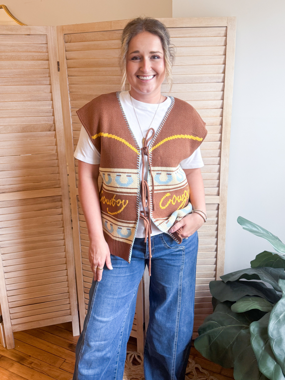 Welcome To The Rodeo Knit Vest