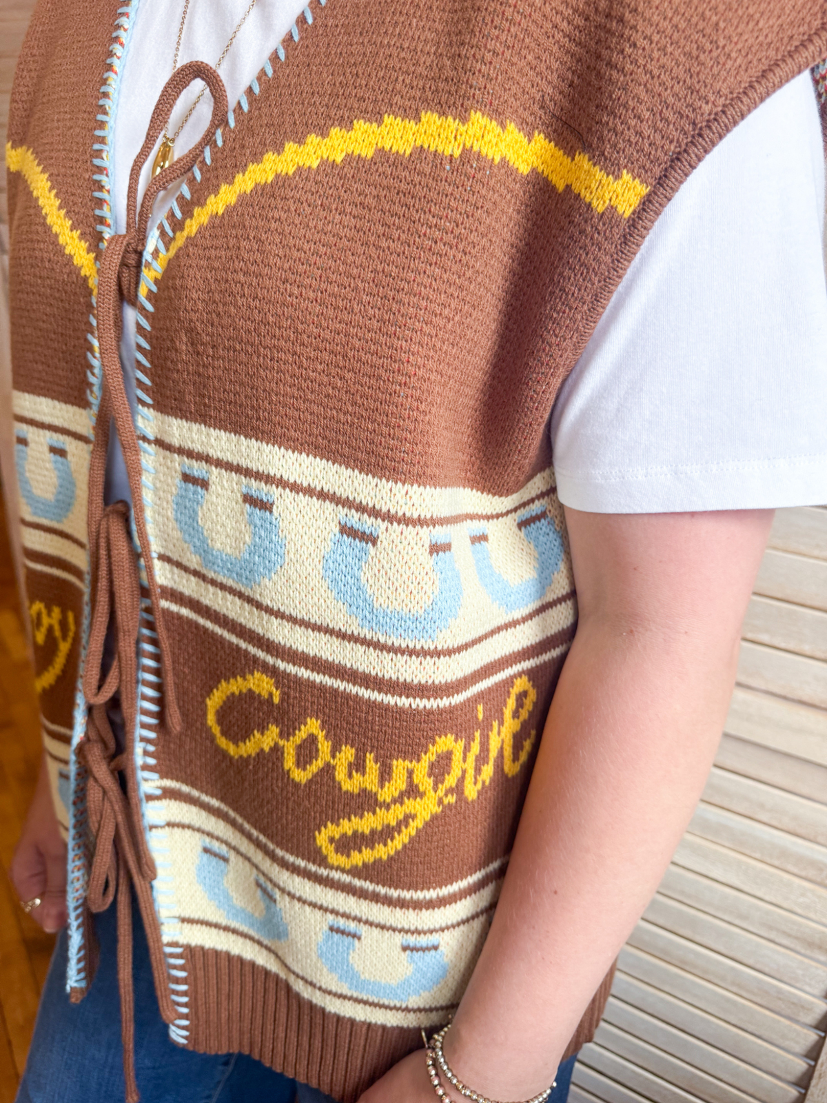 Welcome To The Rodeo Knit Vest