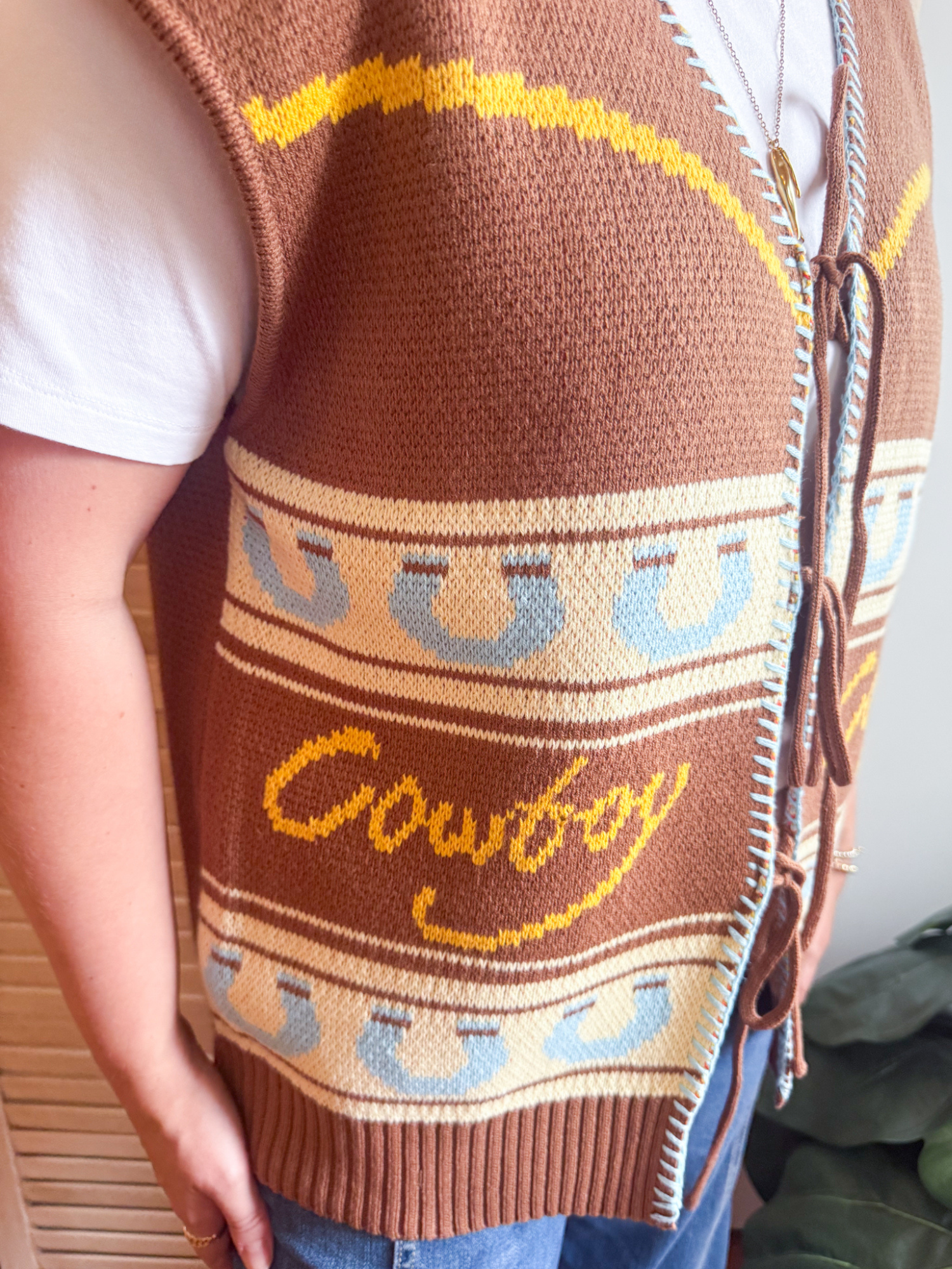 Welcome To The Rodeo Knit Vest