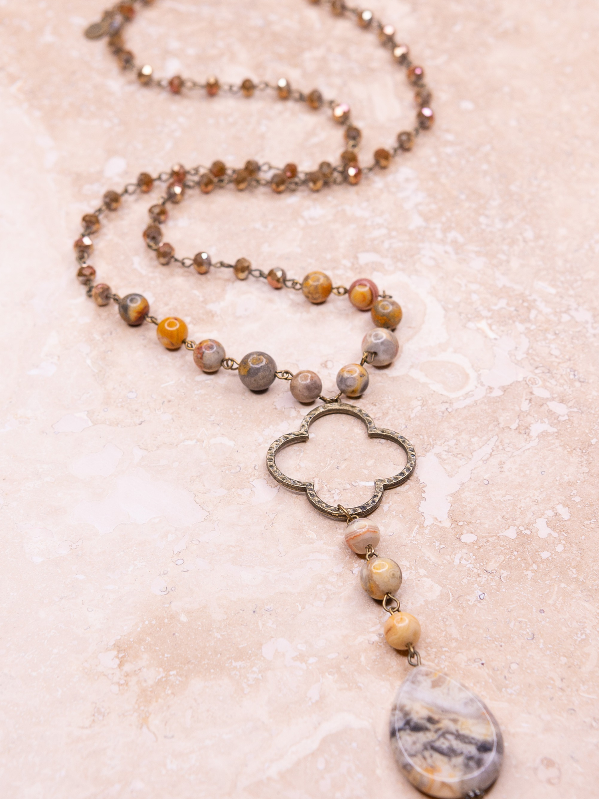 Alani Clover Drop Necklace
