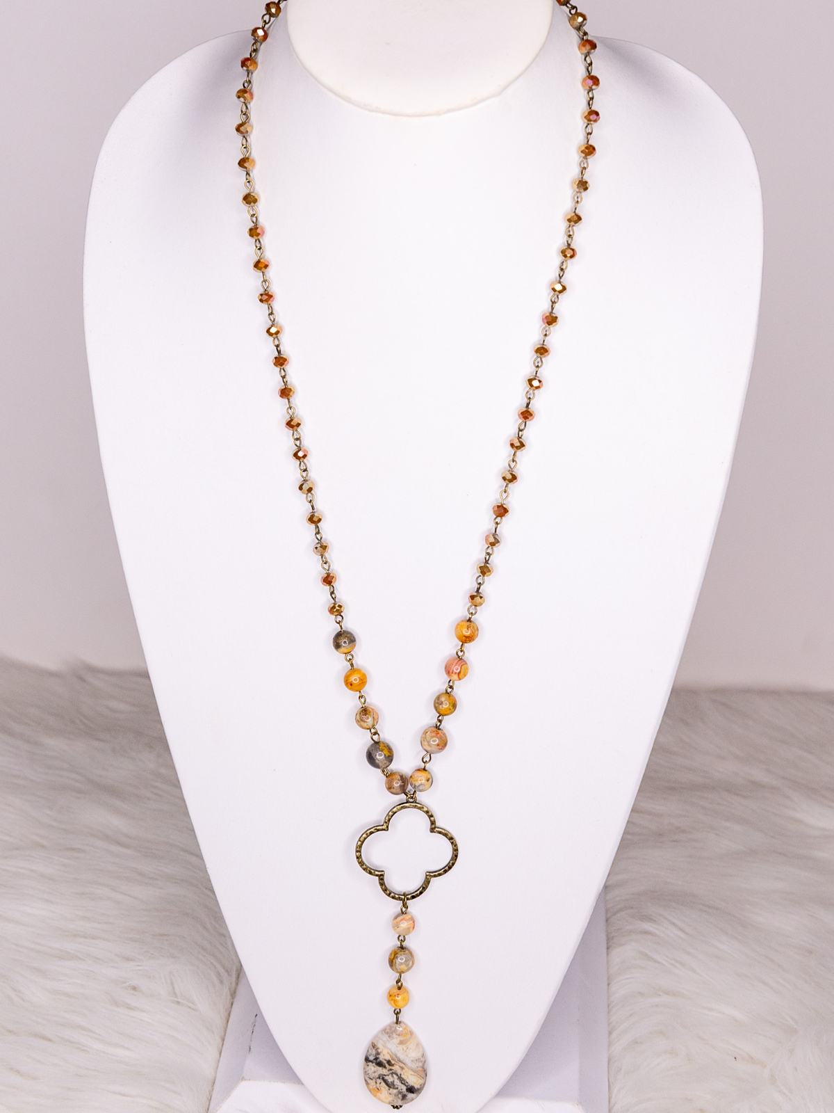 Alani Clover Drop Necklace
