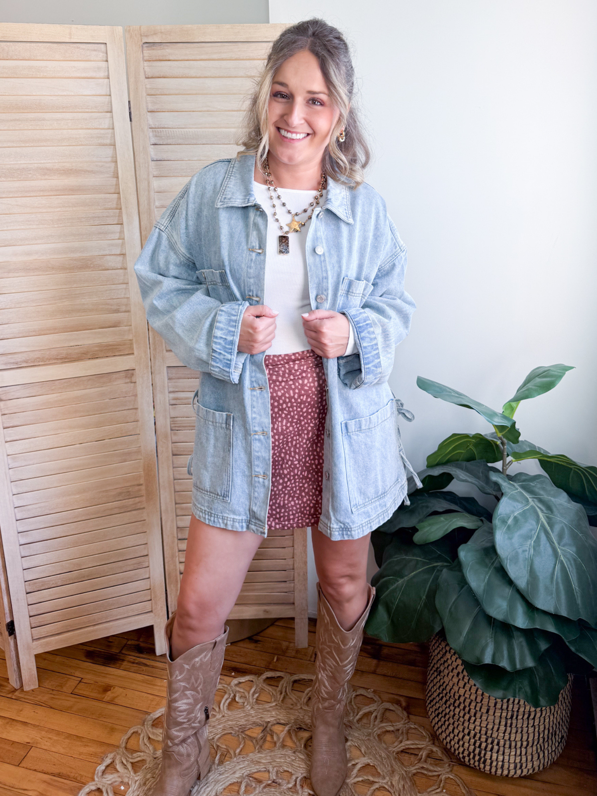 Amber Fawn Mini Skort