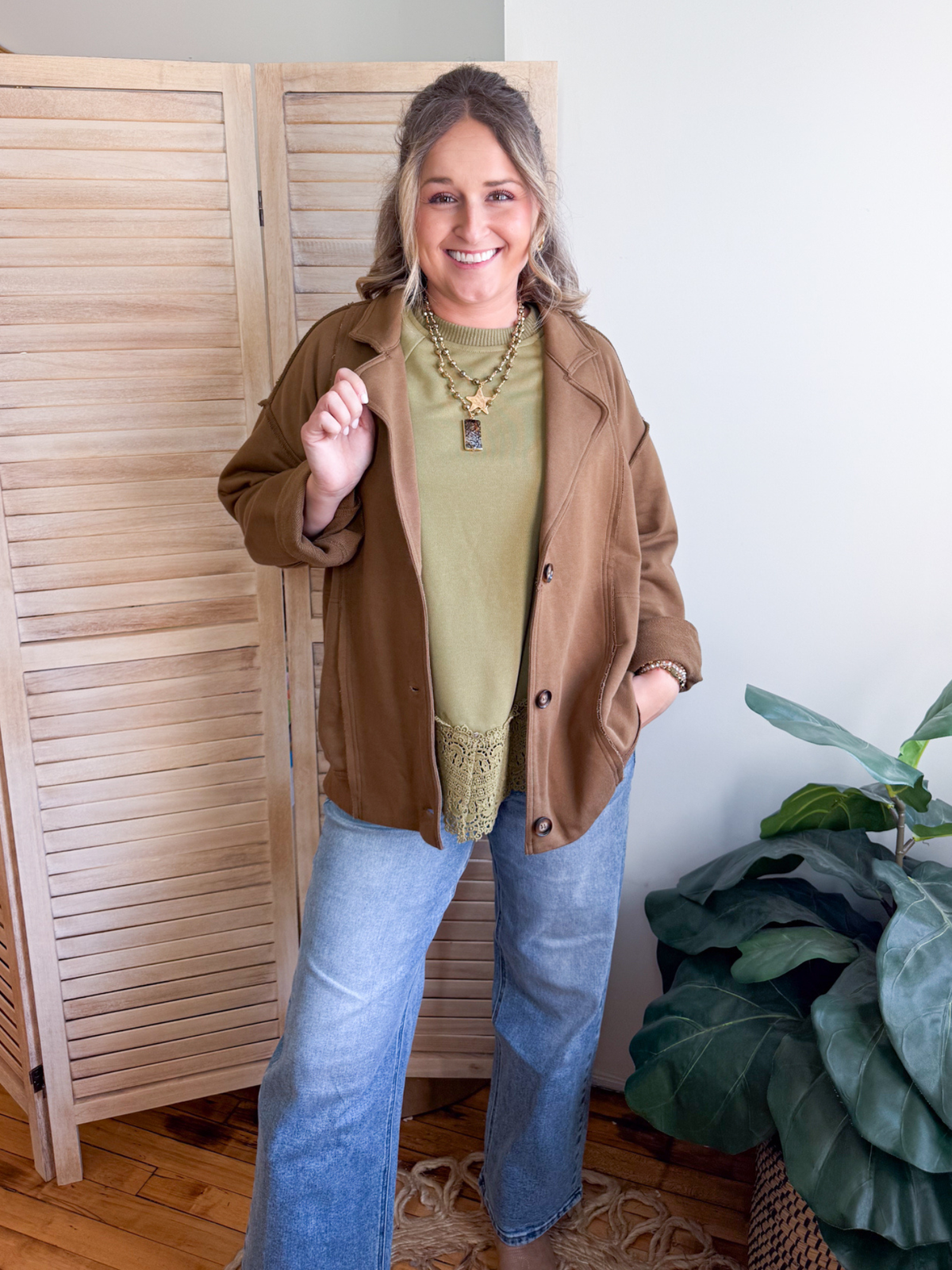 Matilda Crochet Trim Top