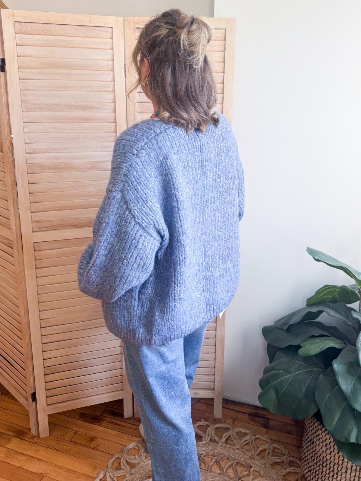 Delilah Balloon Sleeve Cardigan