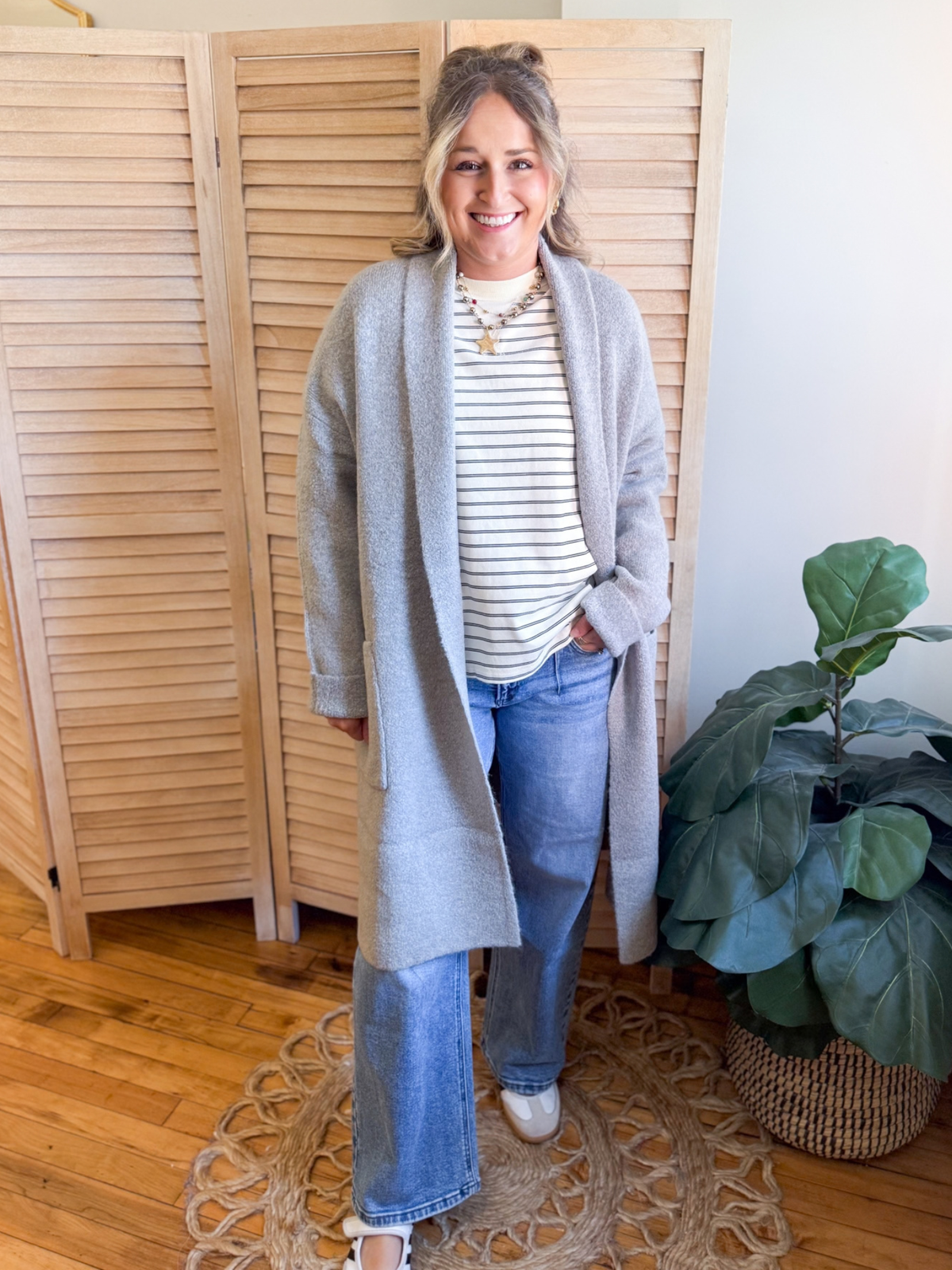 Libby Open Long Cardigan