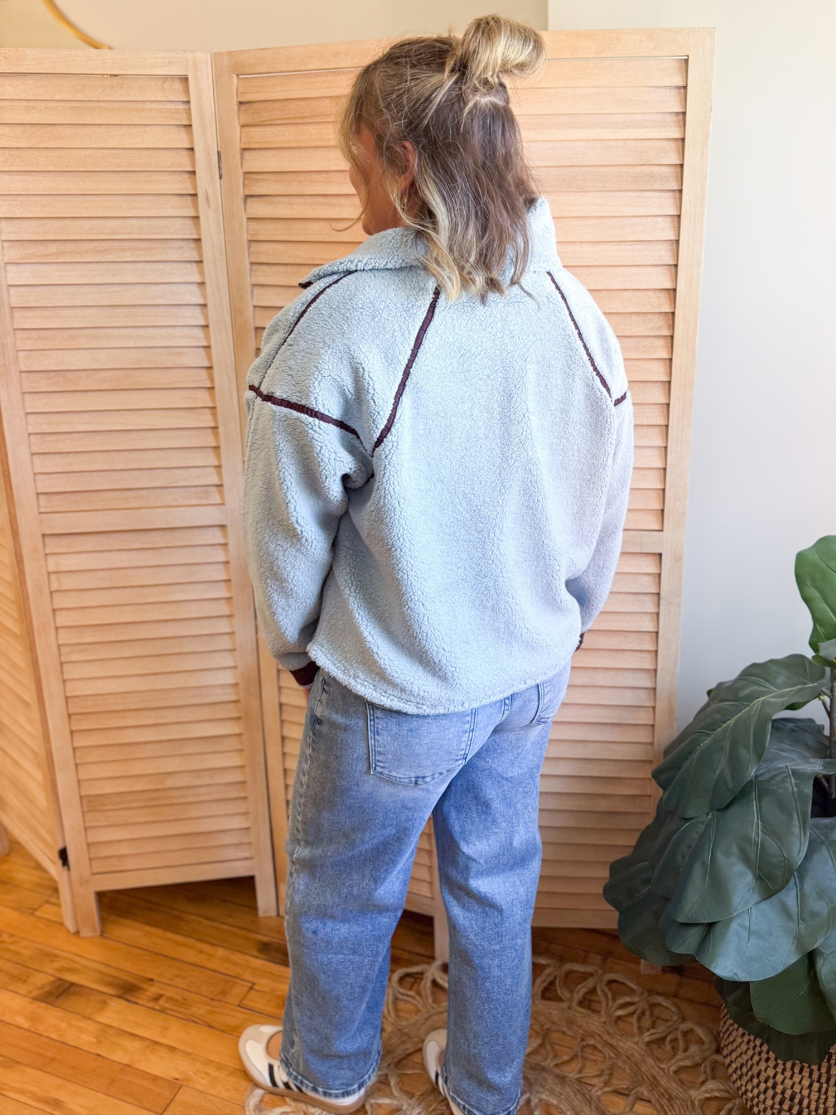 Mountain Sky Quarter Zip Sherpa