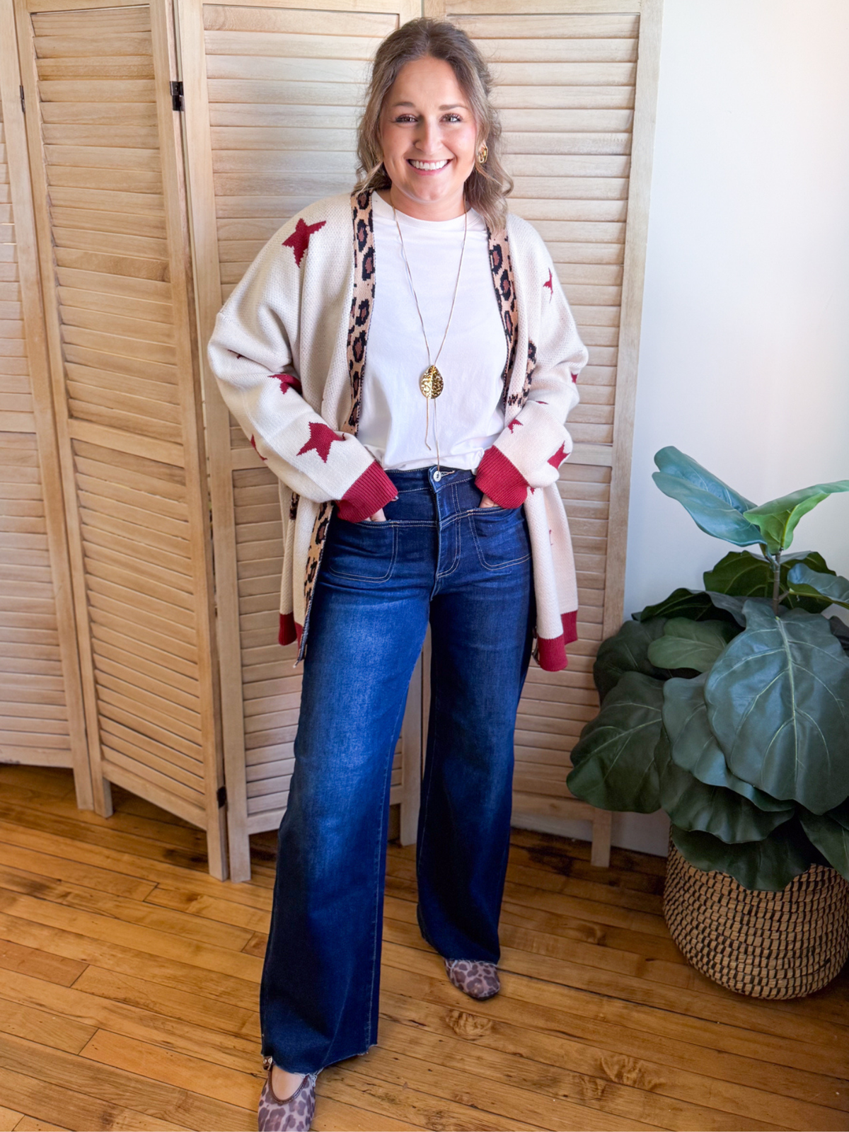 High Rise Wide Leg Raw Hem Jeans