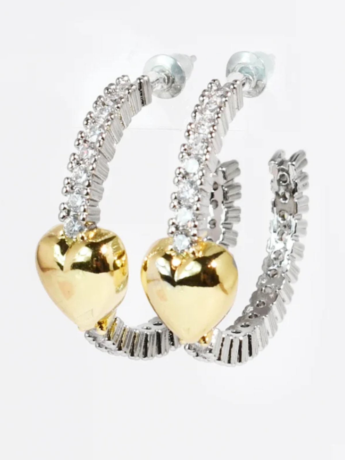 Glam Heart Hoops