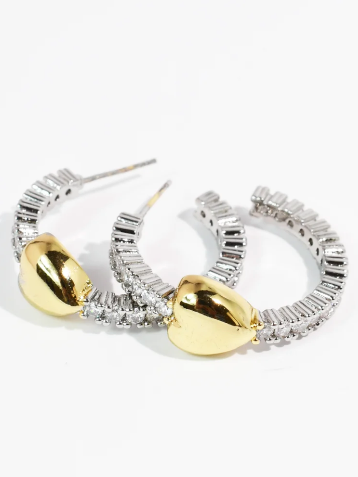 Glam Heart Hoops