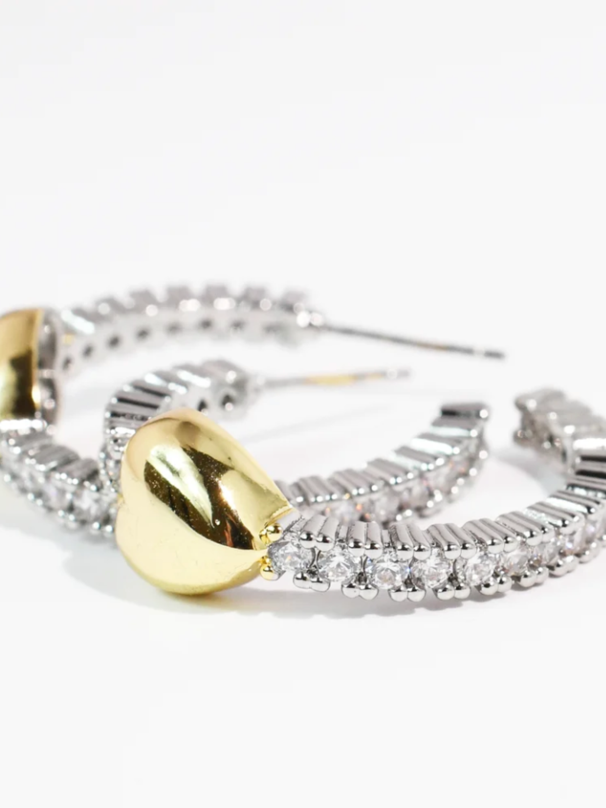 Glam Heart Hoops