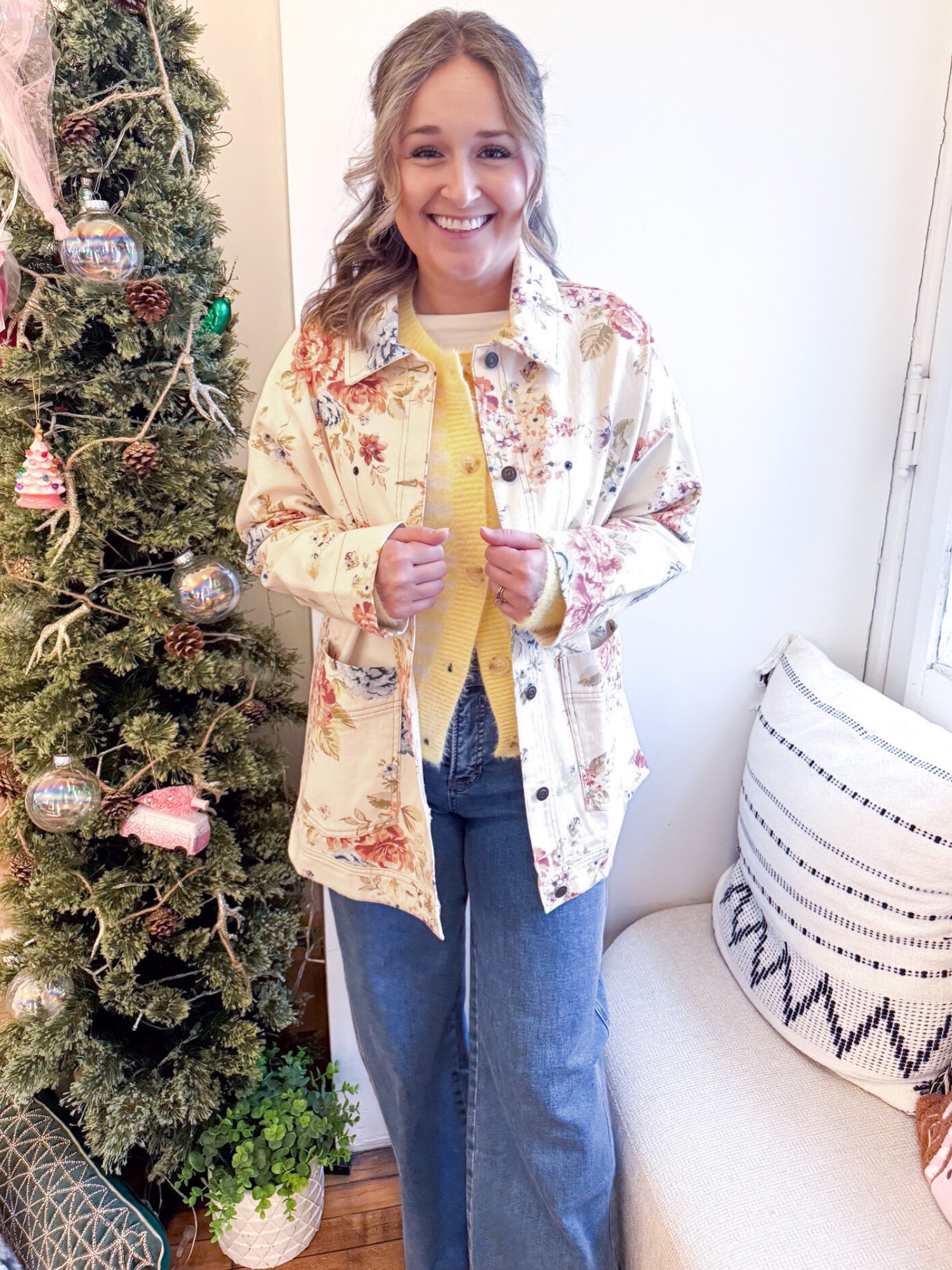 Jules Floral Denim Jacket