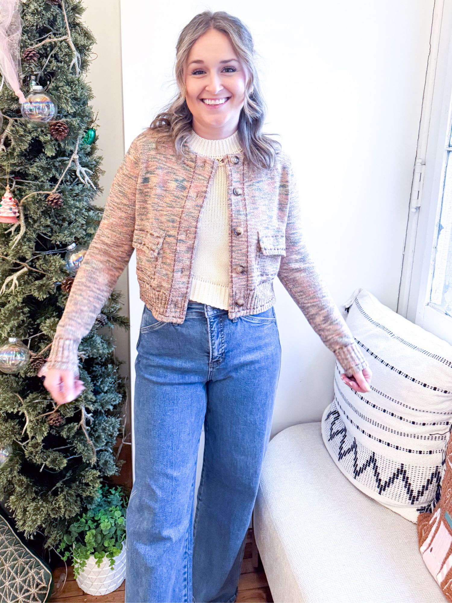 Cassie Multi Color Cardigan - The Collective Rose