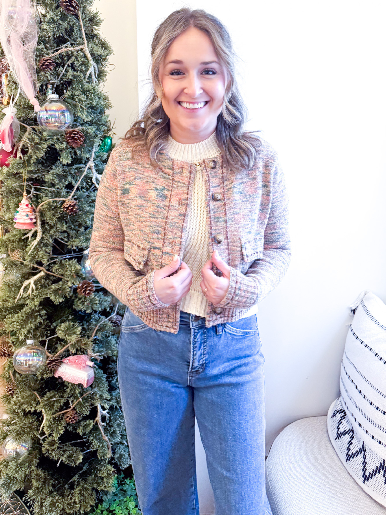 Cassie Multi Color Cardigan - The Collective Rose