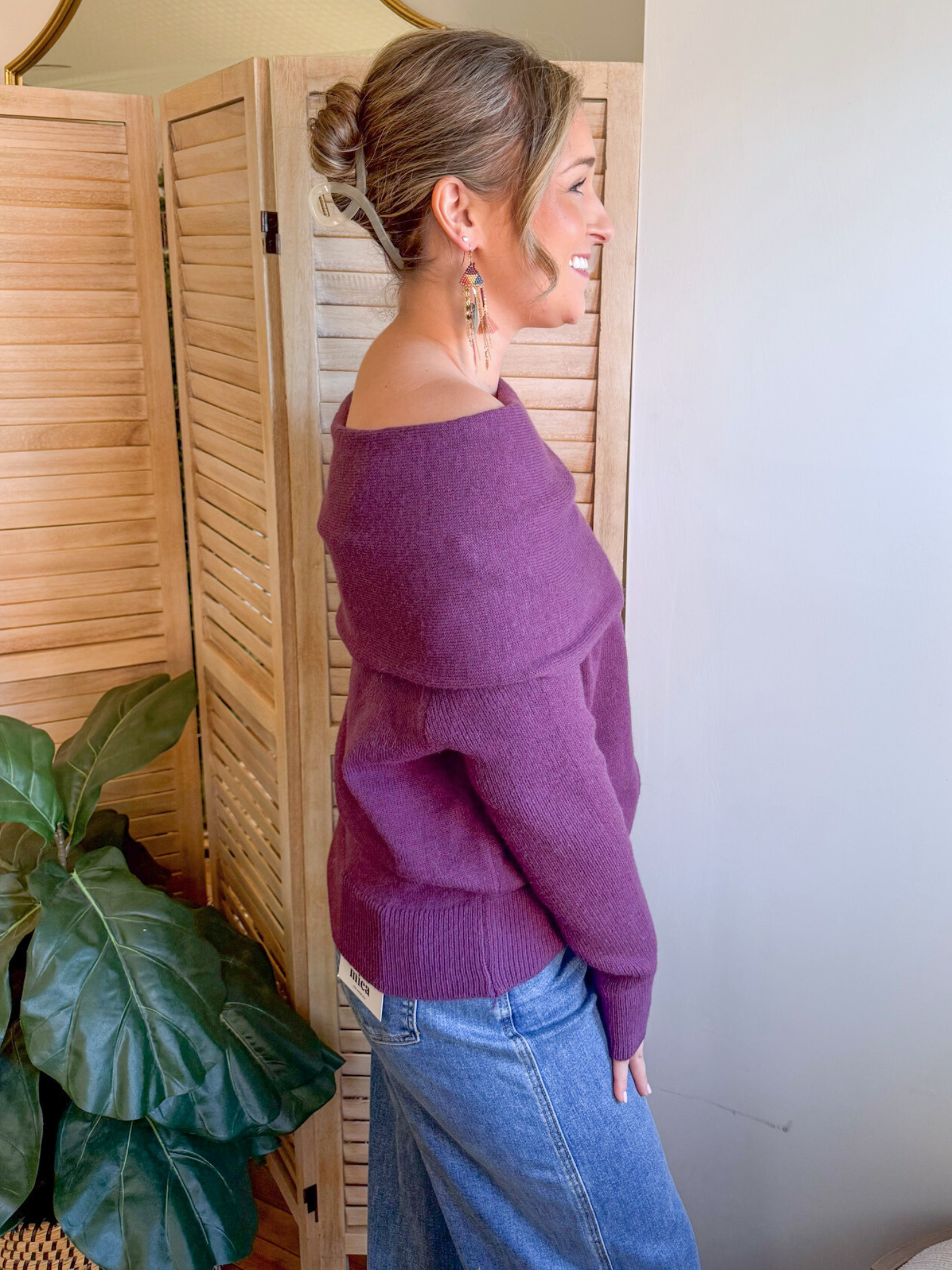 Viola Off The Shoulder Sweater