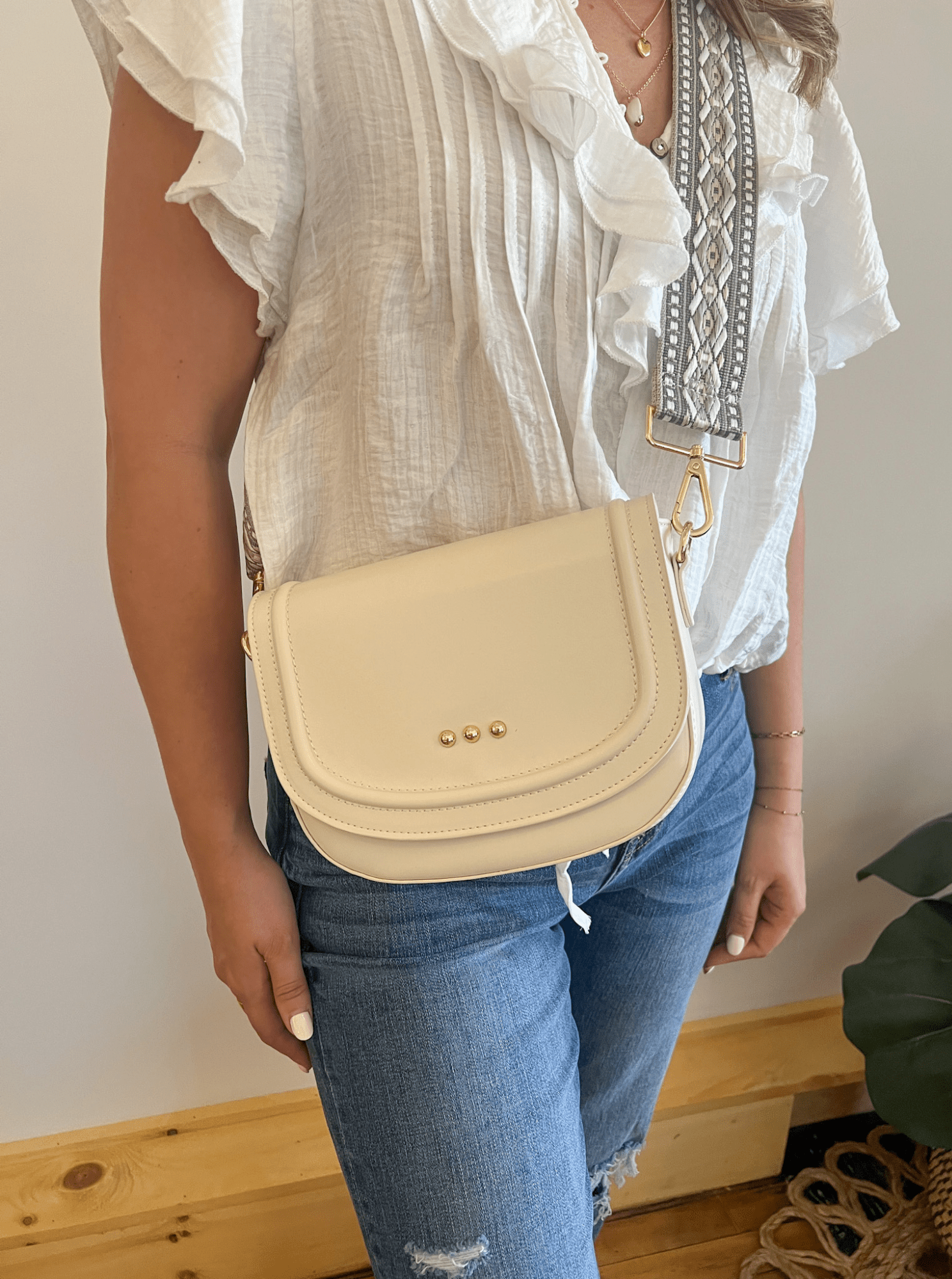 Serenity Saddle Bag - The Collective Rose