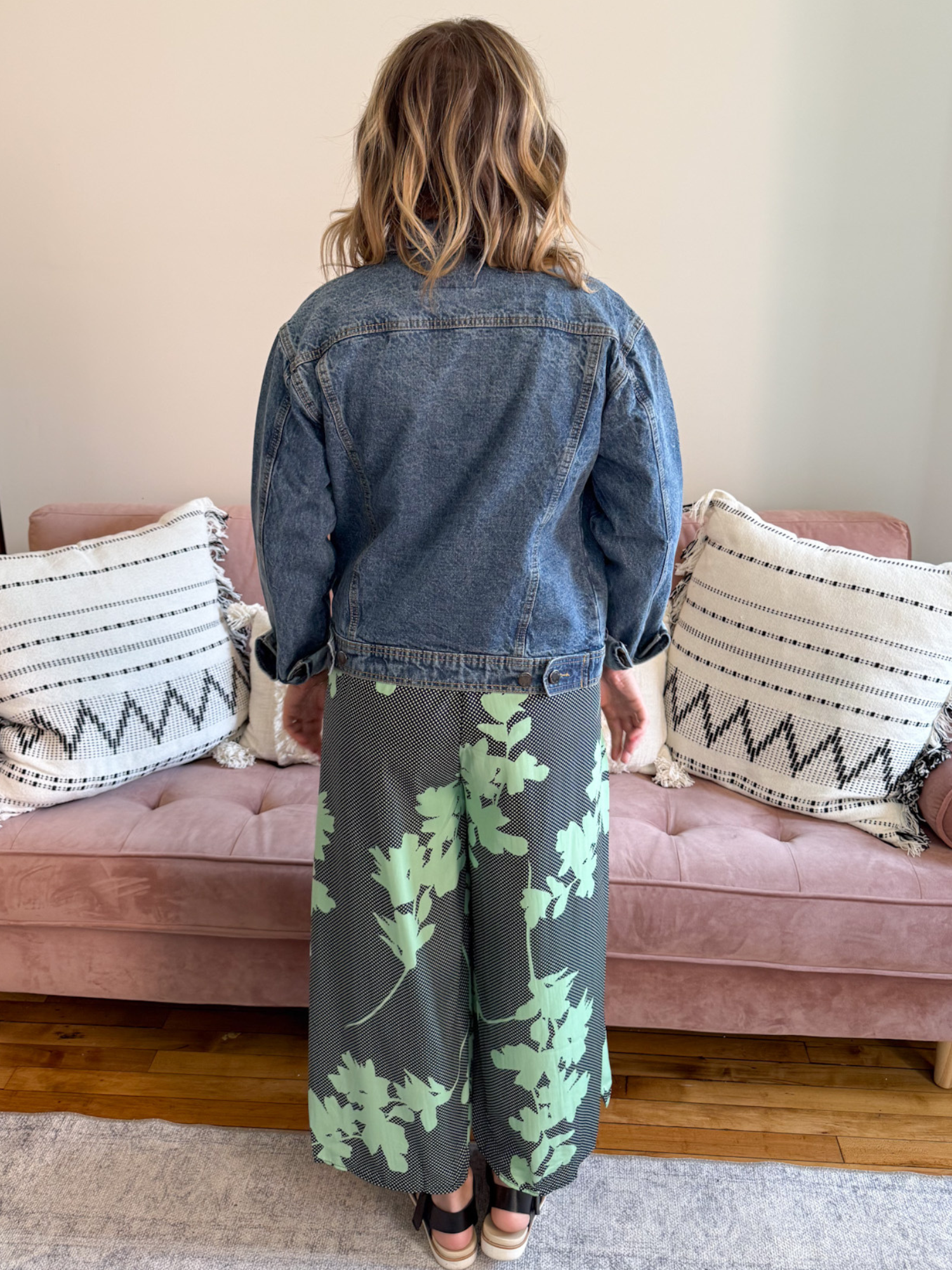 Ryanne Boyfriend Denim Jacket - The Collective Rose