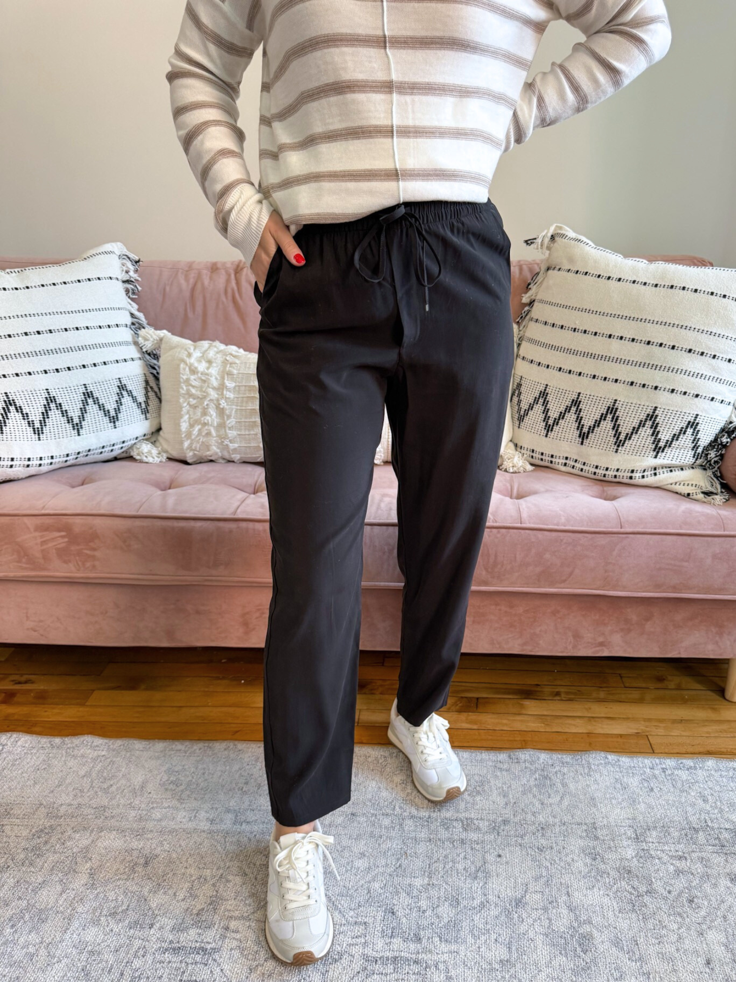 Erin Ankle Pants - Black - The Collective Rose