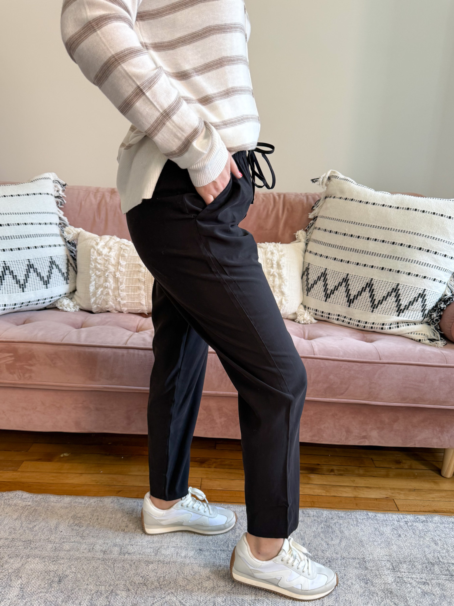 Erin Ankle Pants - Black - The Collective Rose