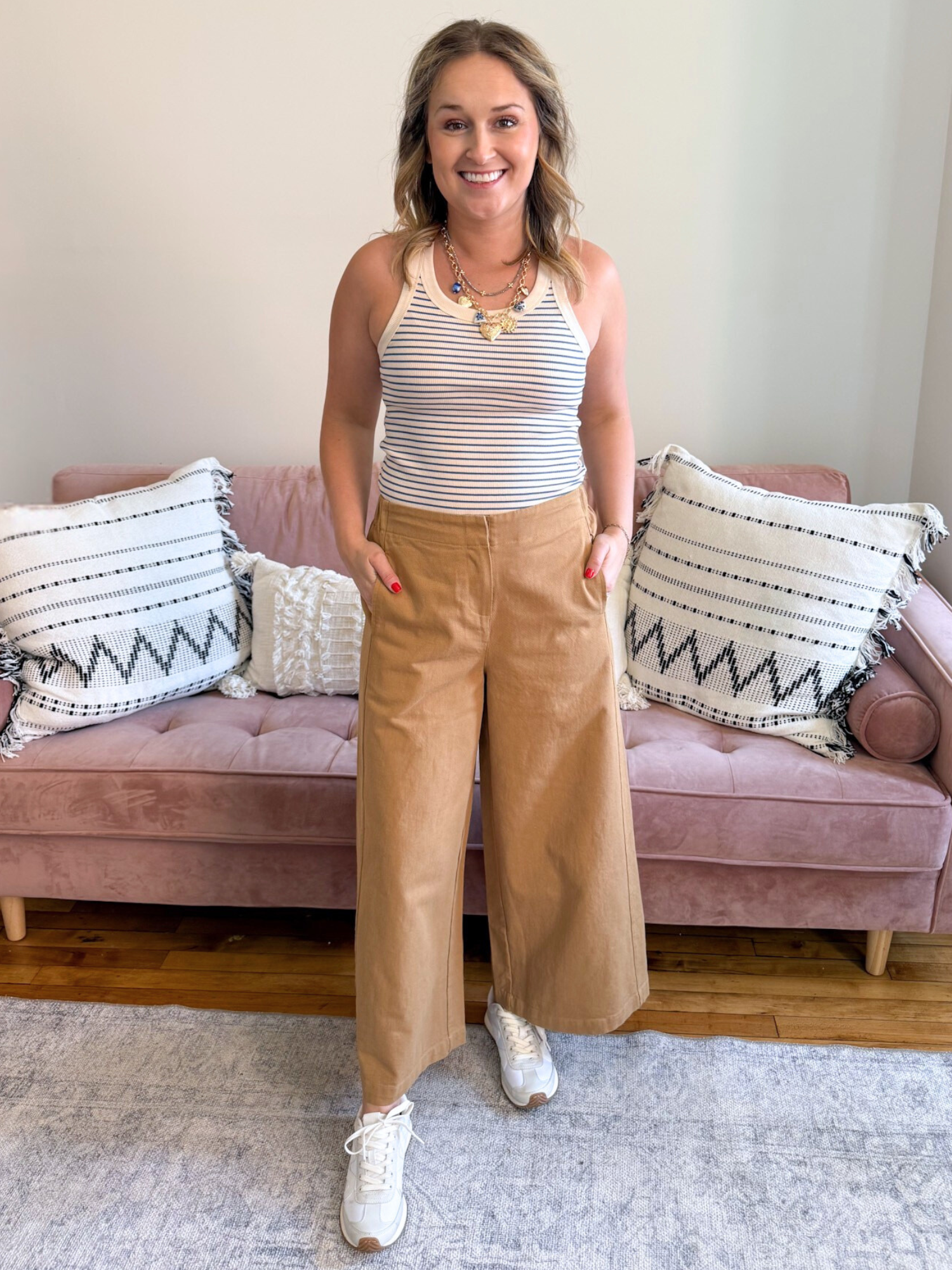Britt Wide Leg Pants - The Collective Rose