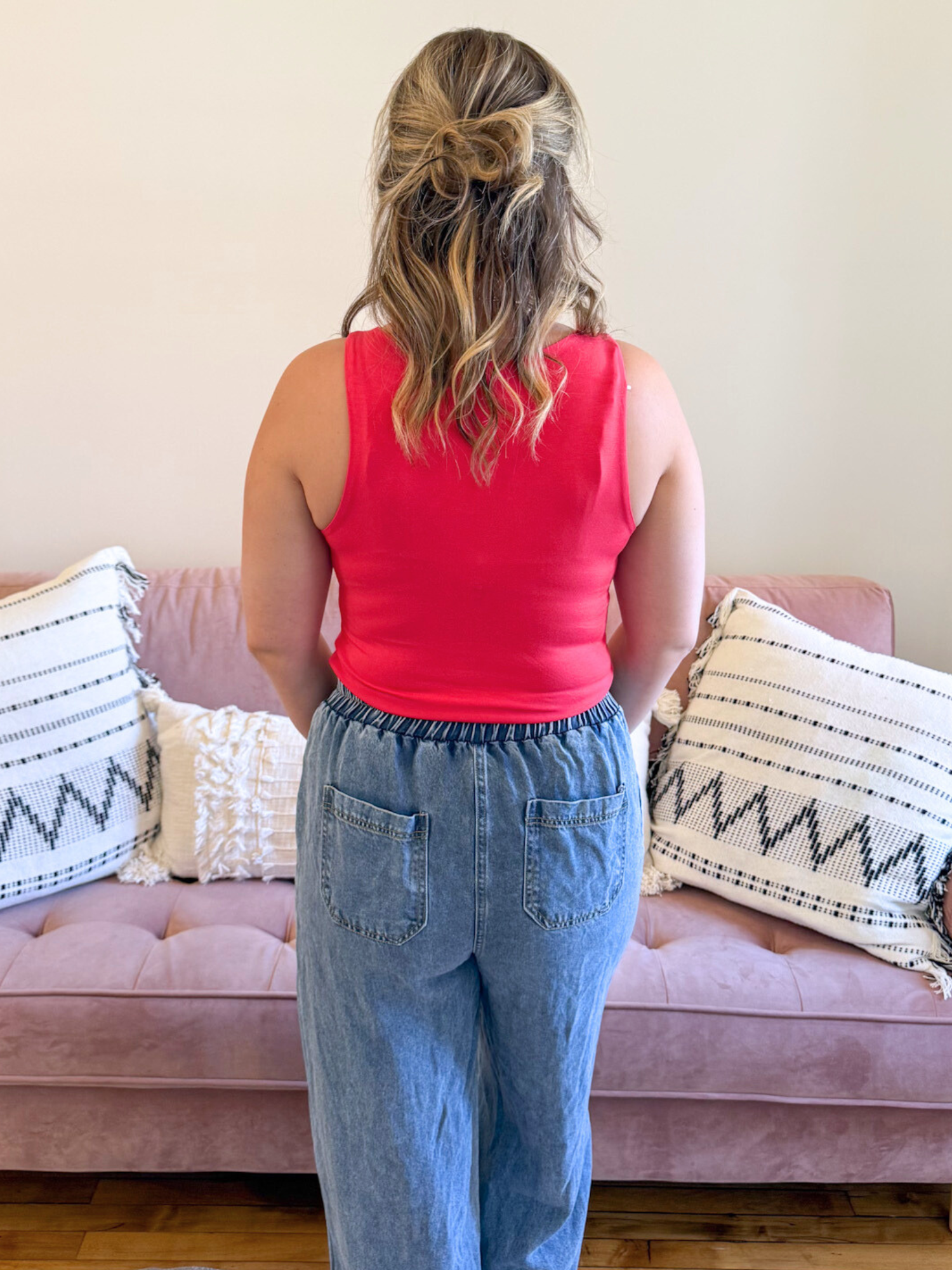 Boat Neck Everyday Tank - Poppy