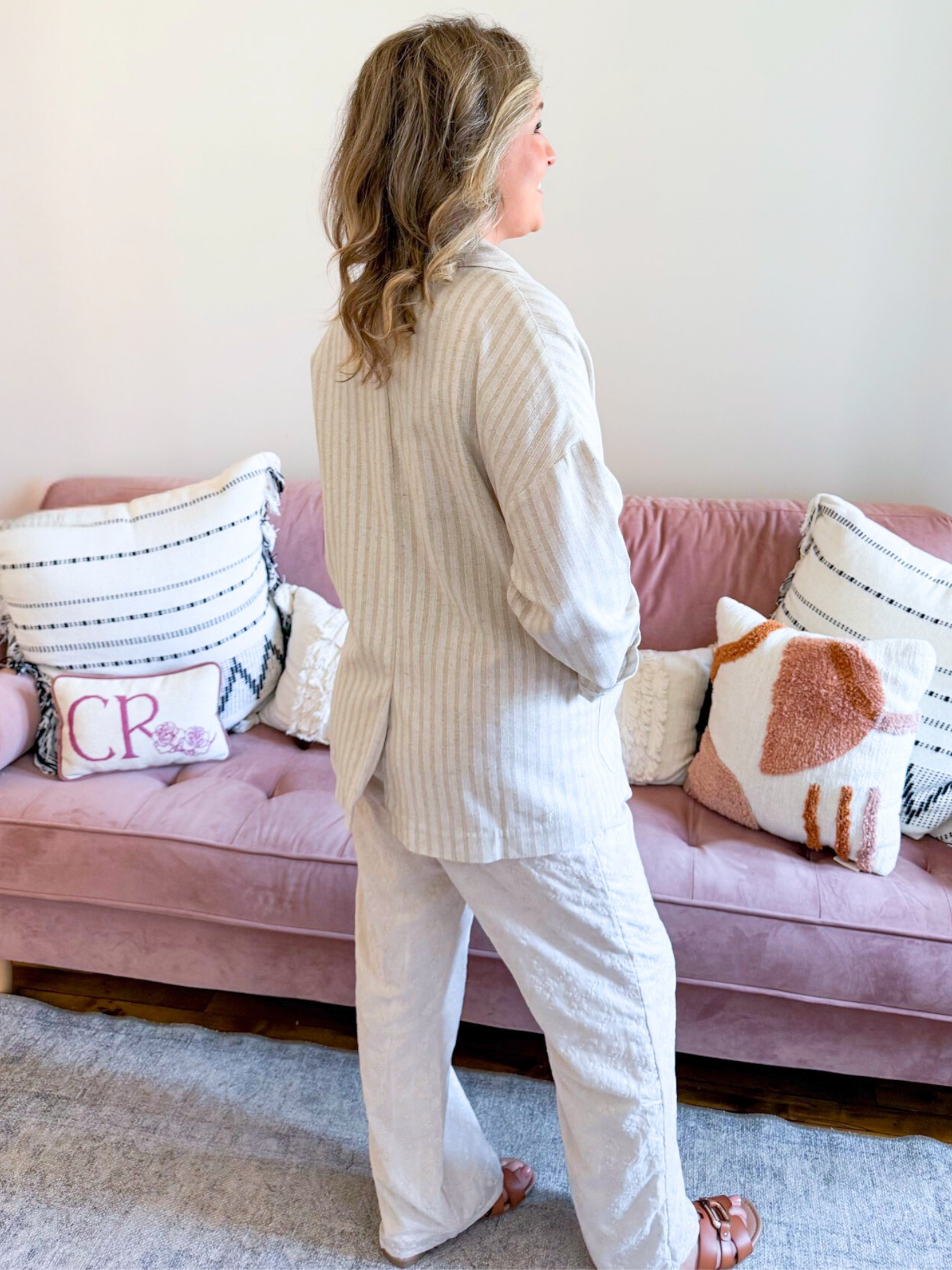 Ramona Striped Blazer