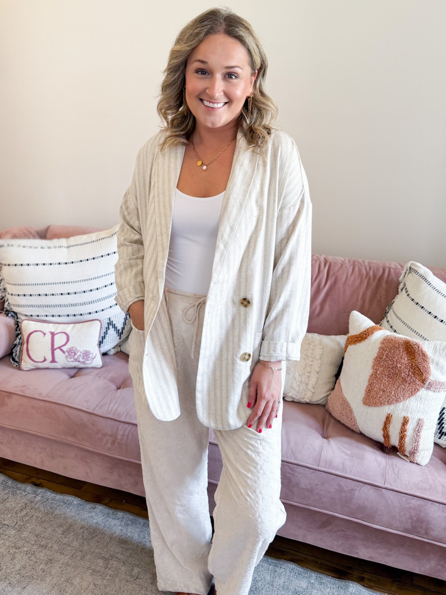 Ramona Striped Blazer