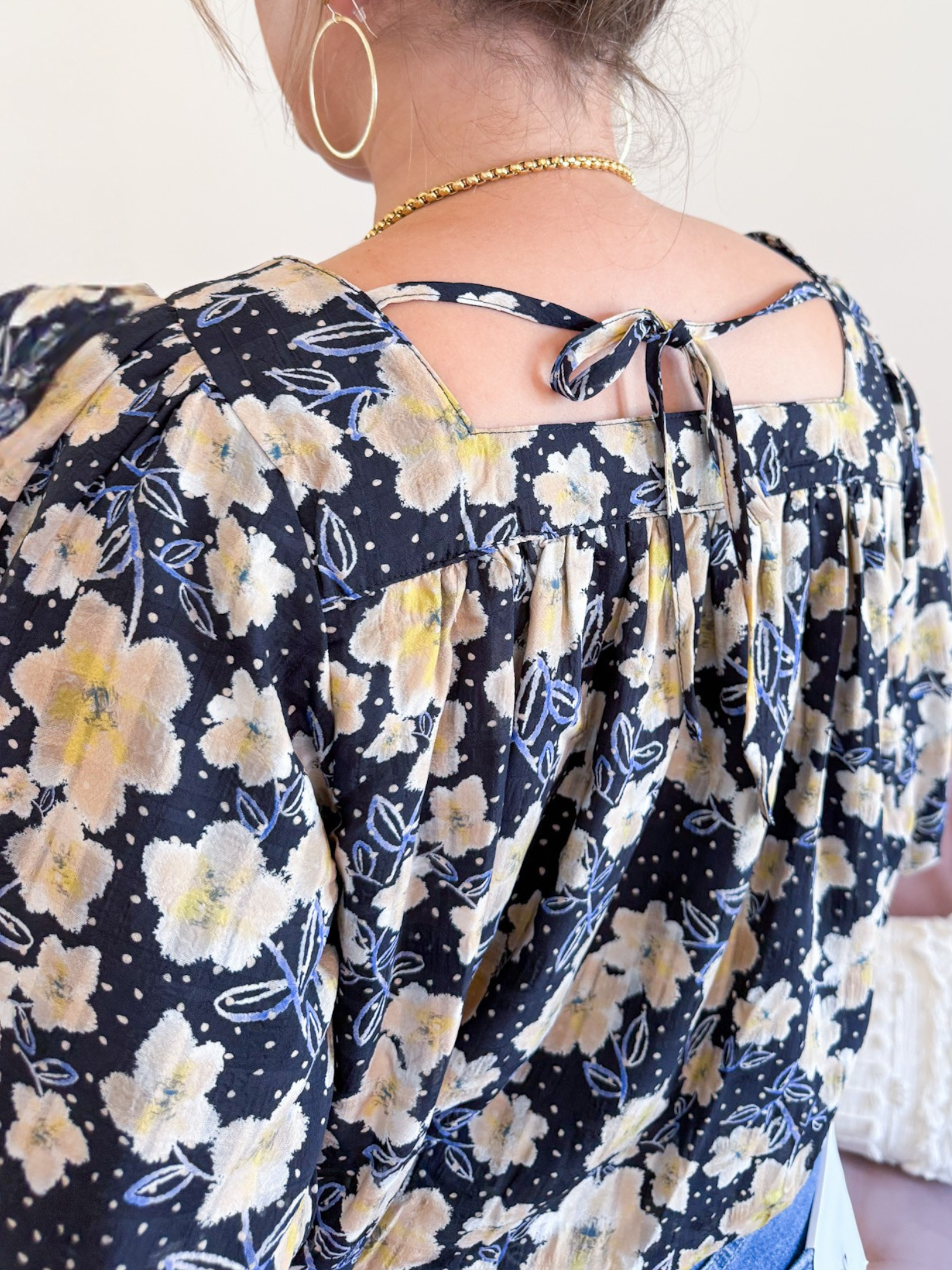 Eliza Flower Print Blouse - The Collective Rose