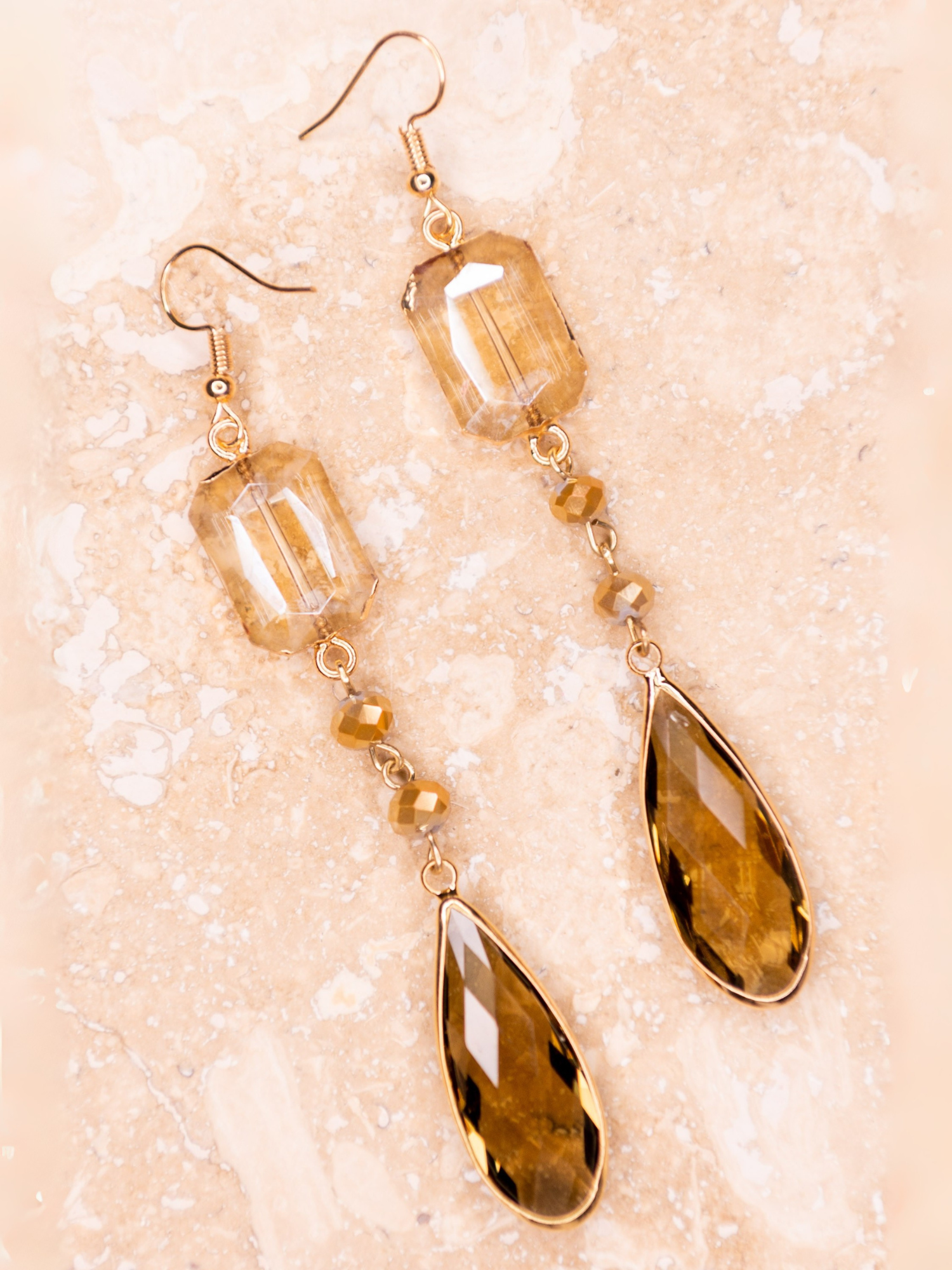 Reagan Dangle Earrings - The Collective Rose