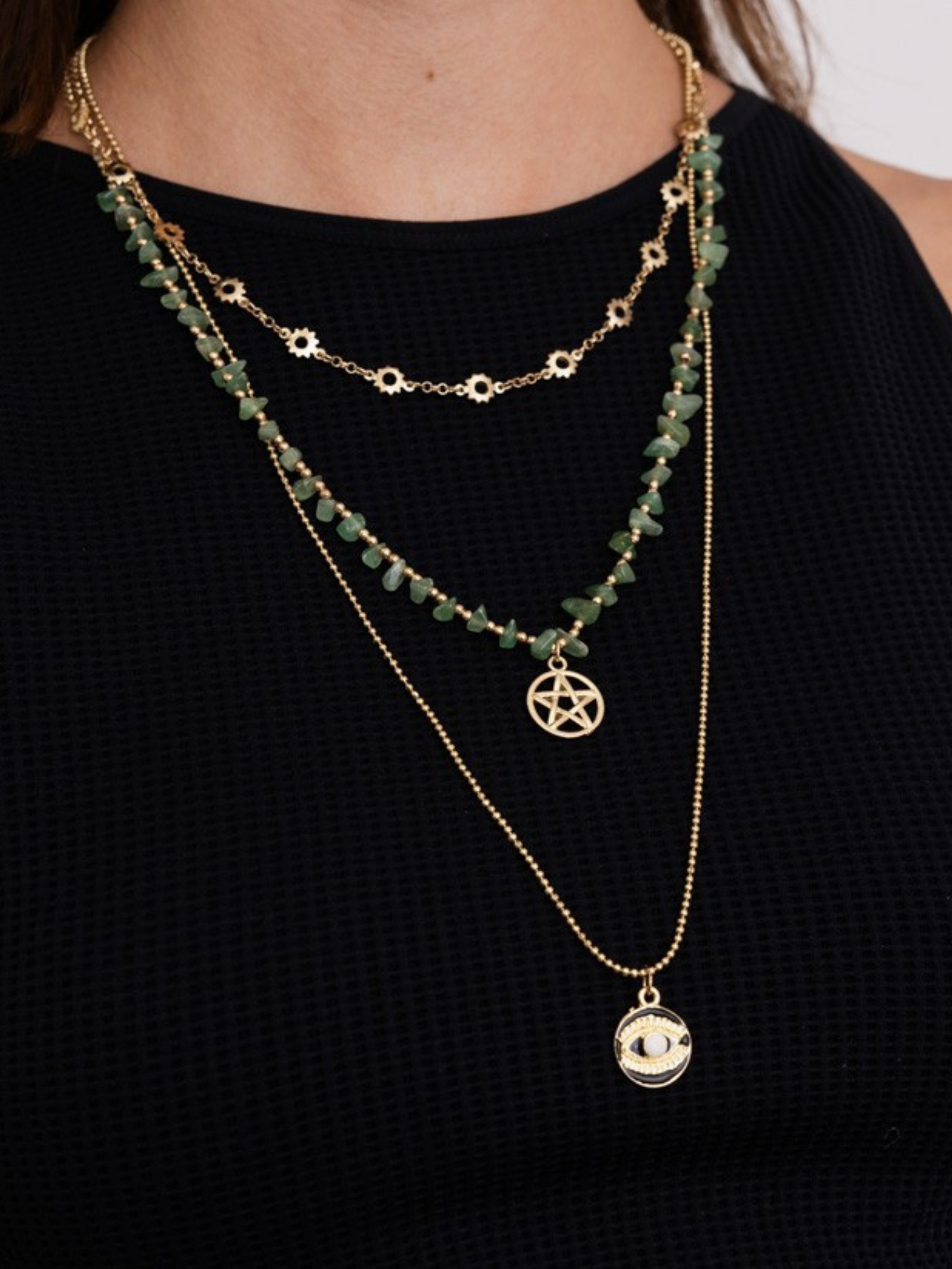 Mystic Layered Necklace - The Collective Rose