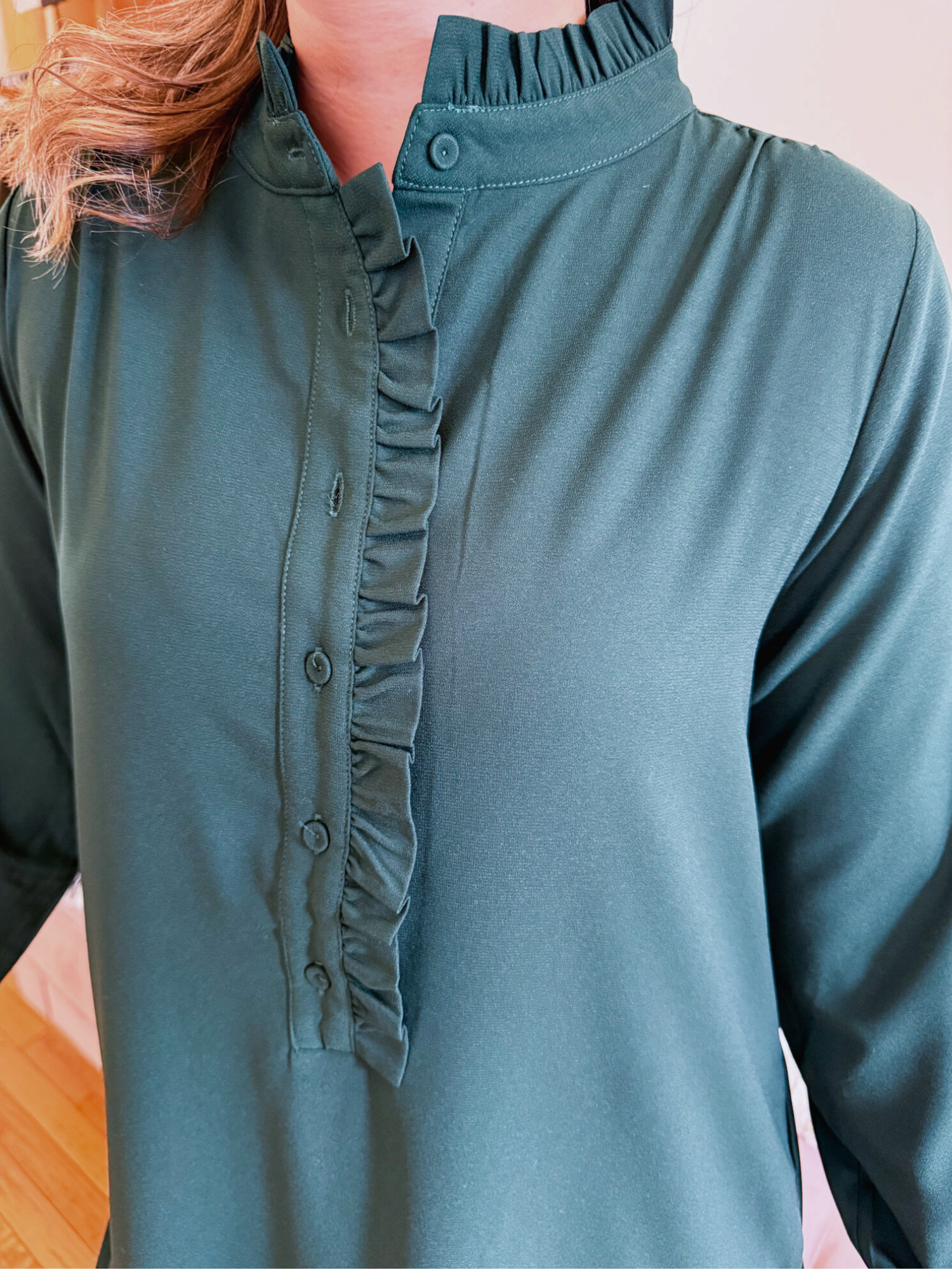 Esme Pleated Shift Dress - The Collective Rose