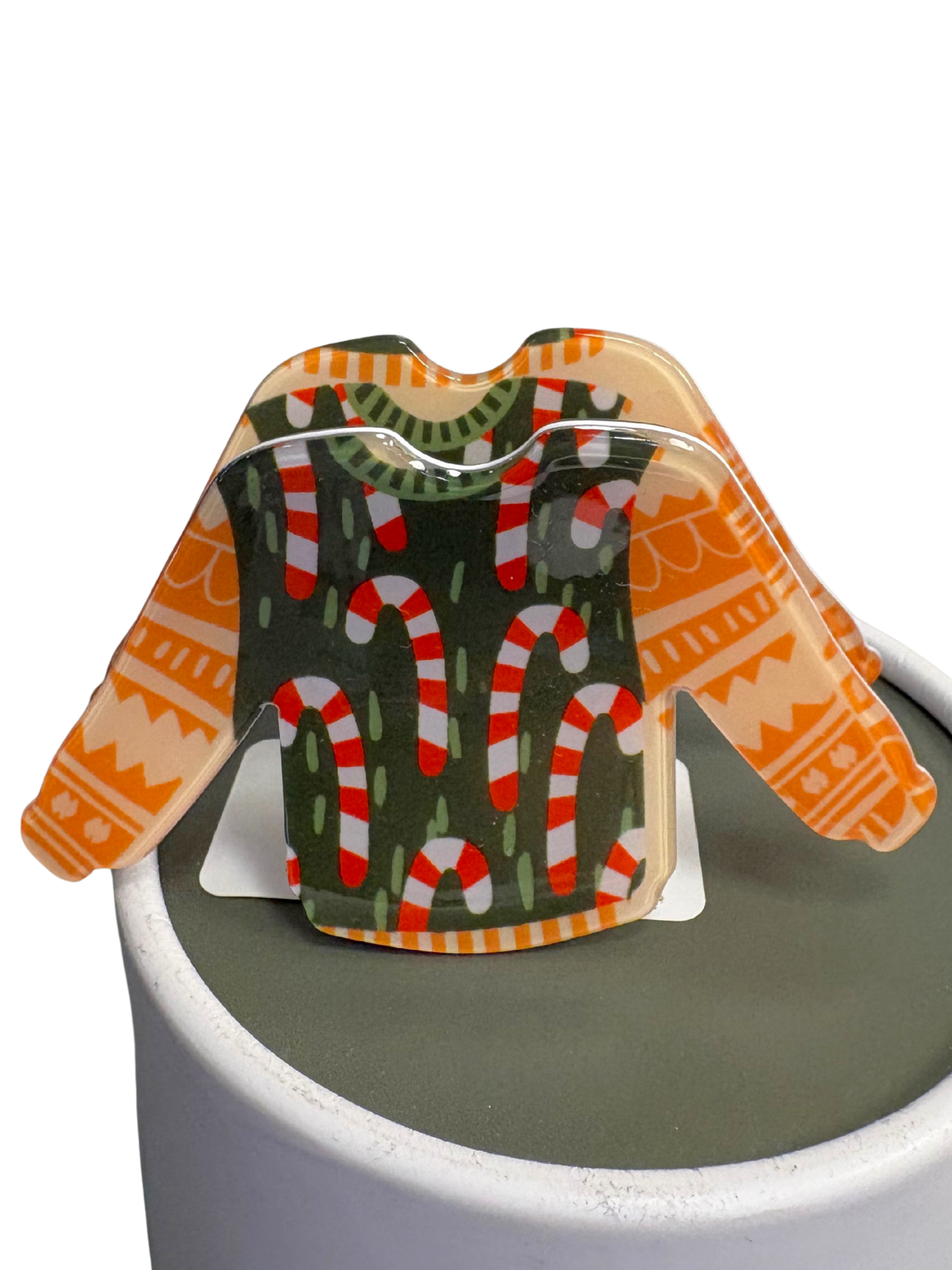 Christmas Sweater Hair Claw Clip