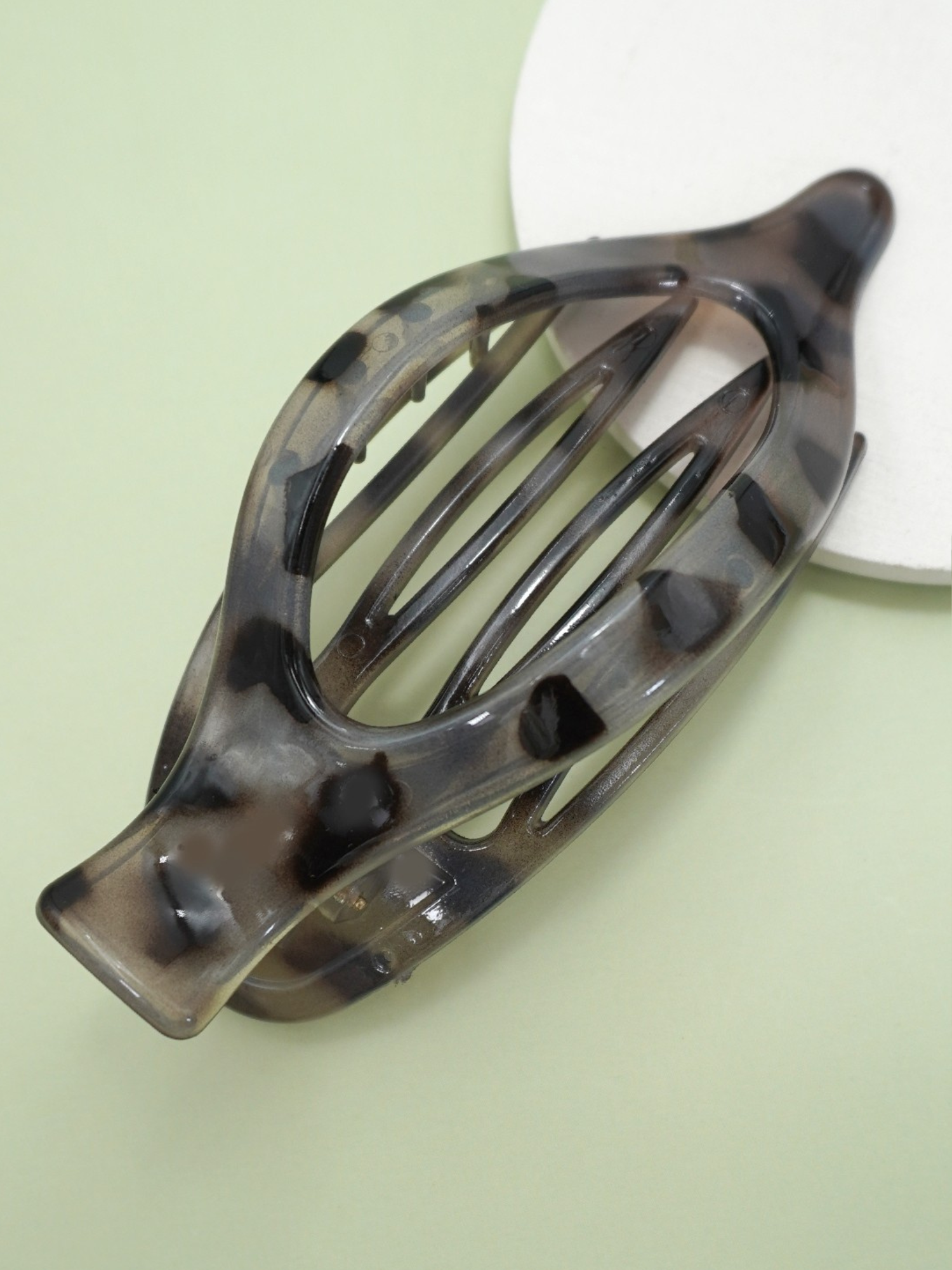 Flat Lay Hair Claw Clip - The Collective Rose