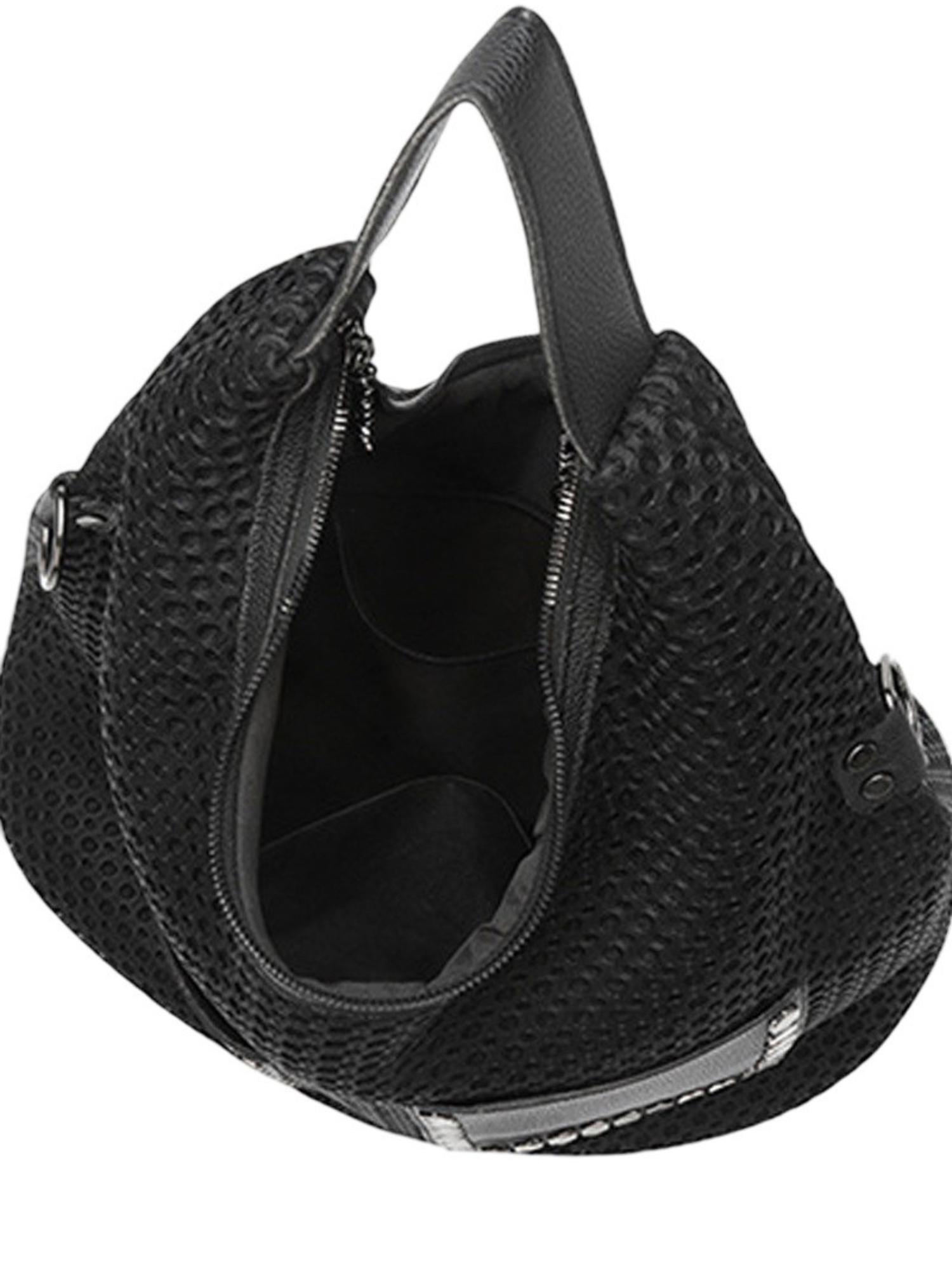 Studded Mesh Tote Bag - The Collective Rose