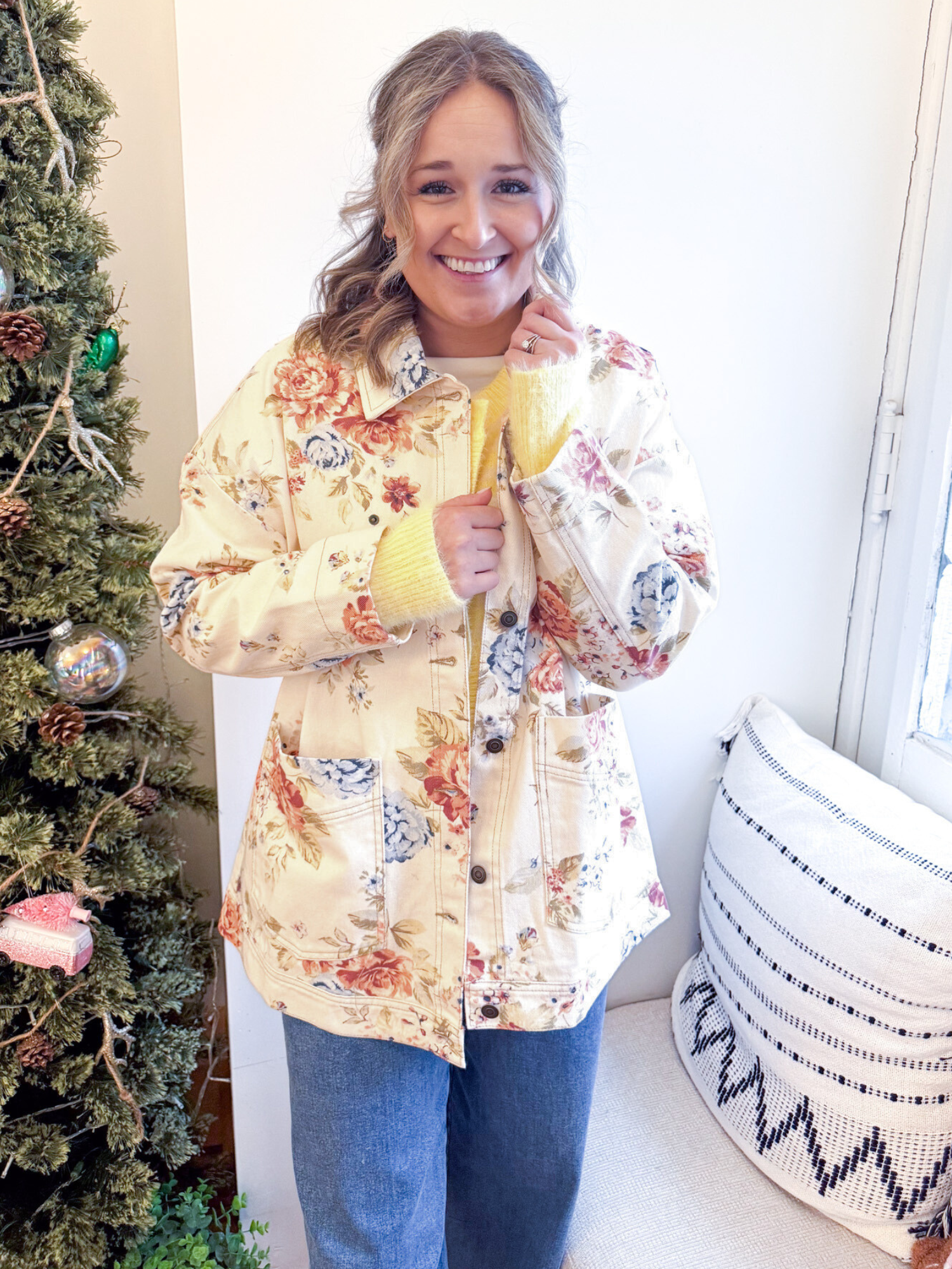 Jules Floral Denim Jacket