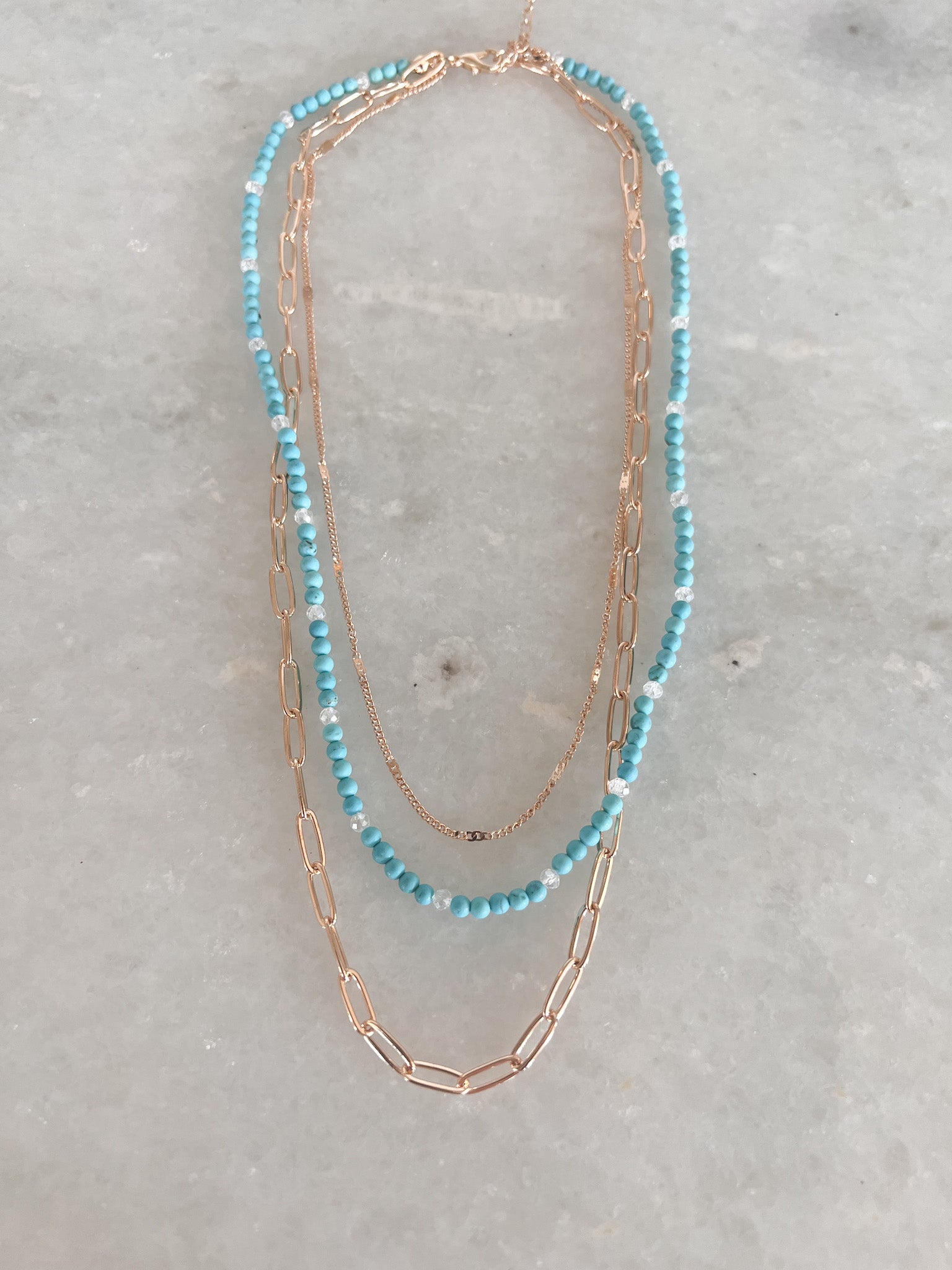 Layered Beads Necklace