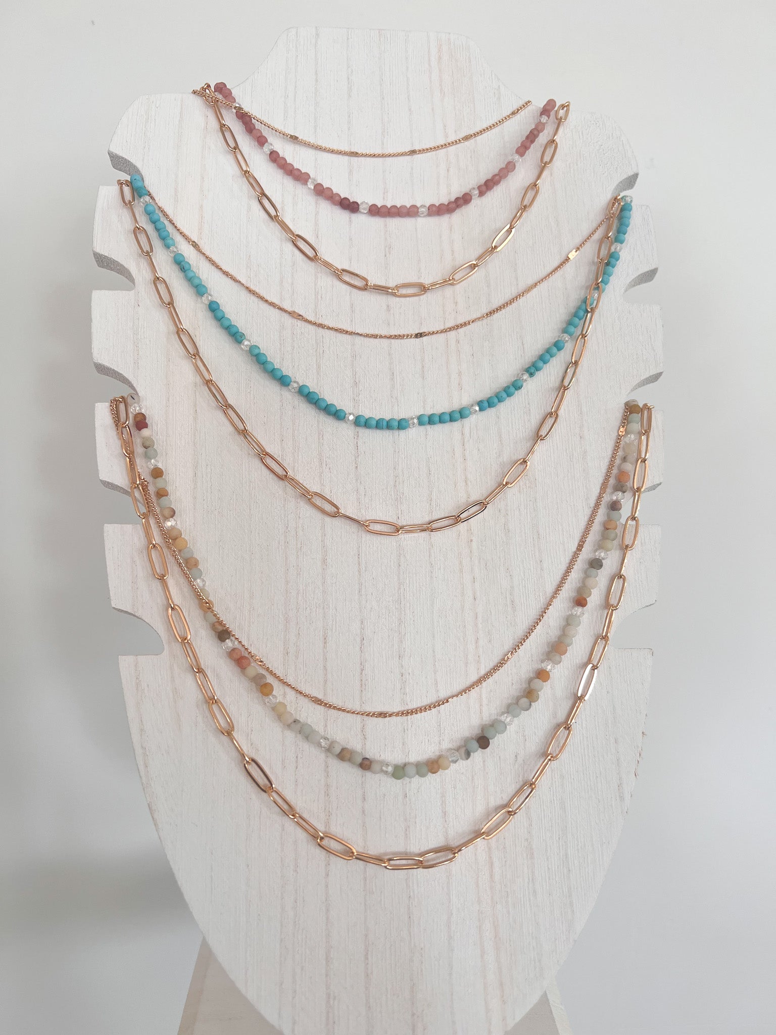 Layered Beads Necklace